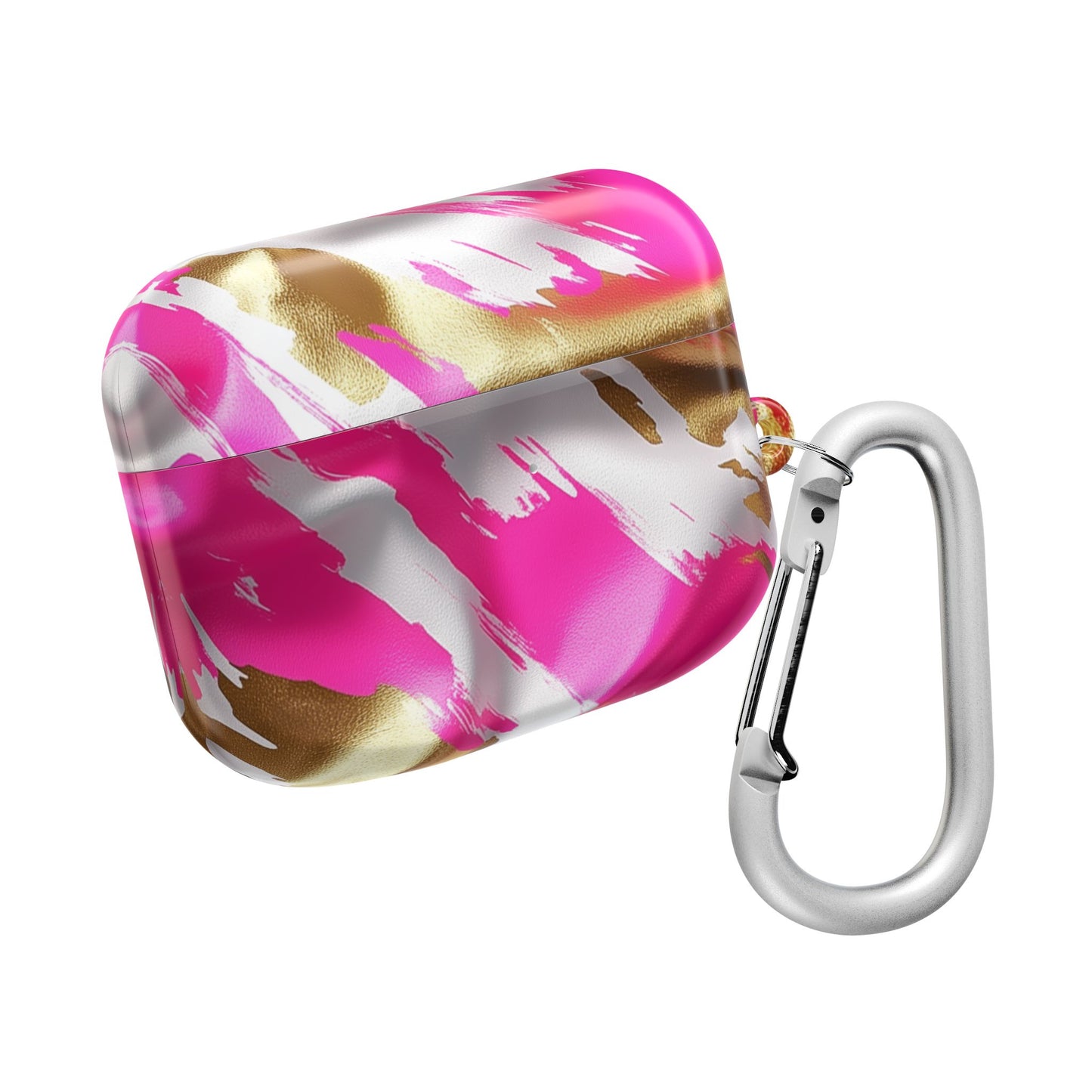 Chic Pink & Gold AirPod Case
