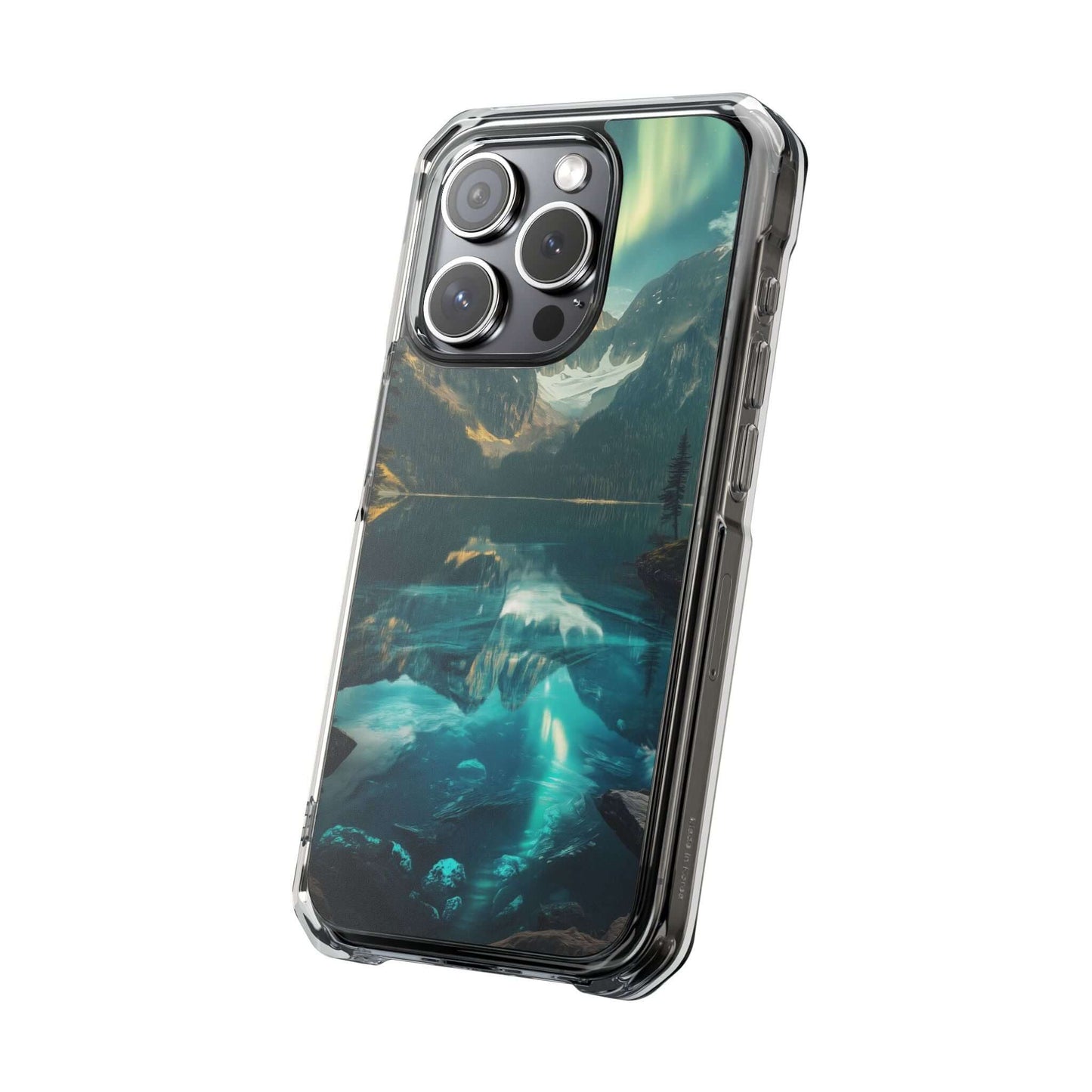 Celestial Glacier Ridge Magnetic Clear Impact iPhone Case