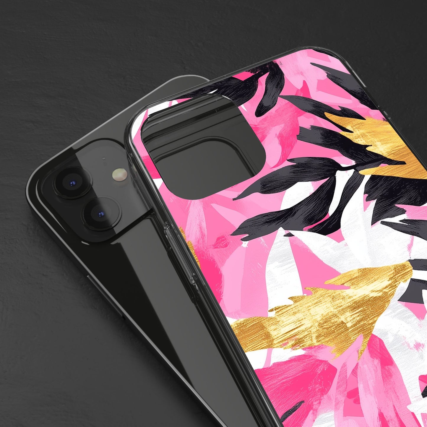 Floral Clear iPhone Case - Stylish Protection with Colorful Design
