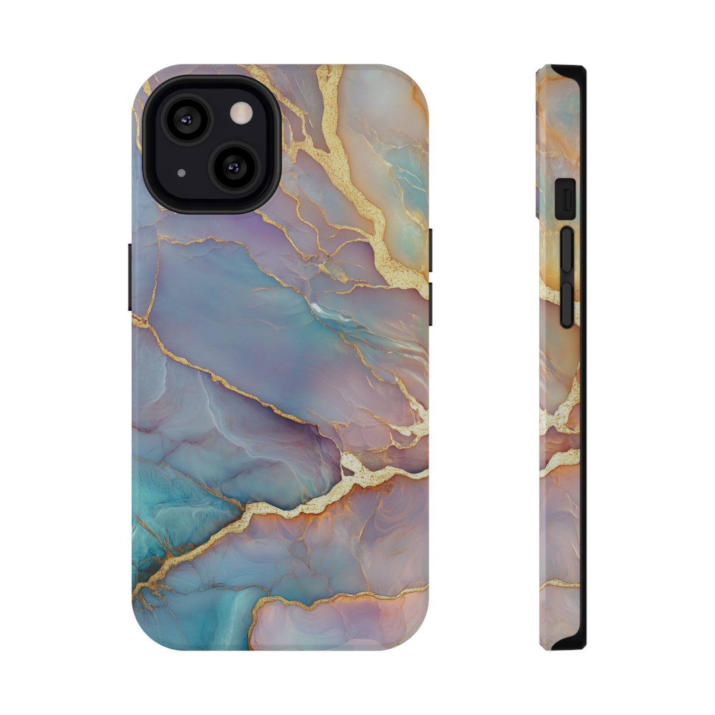 Golden Ocean Marble iPhone Case