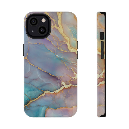 Golden Ocean Marble iPhone Case