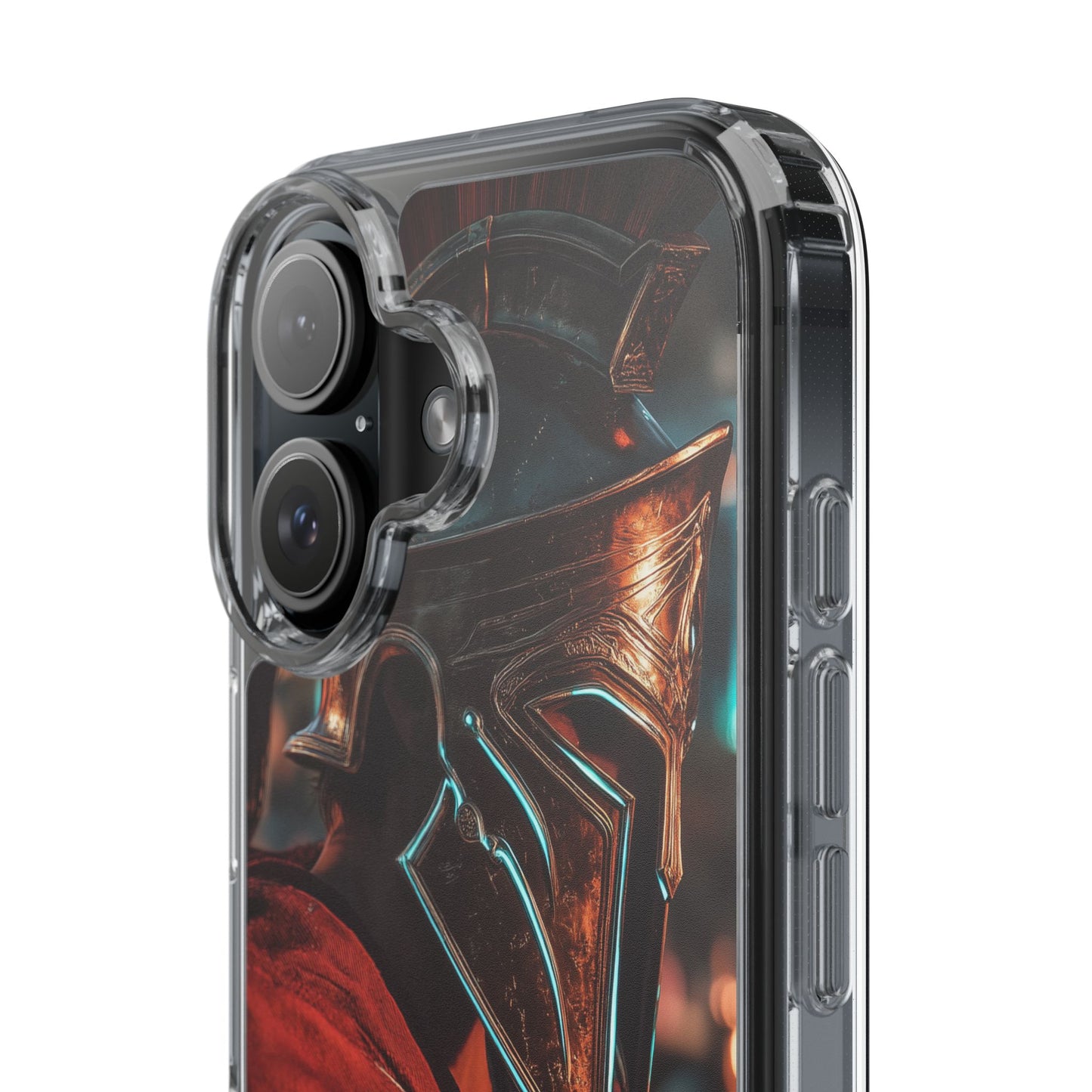 Forged Spartan Valor Phone Case – Premium Clear Protection with Bold Warrior Design