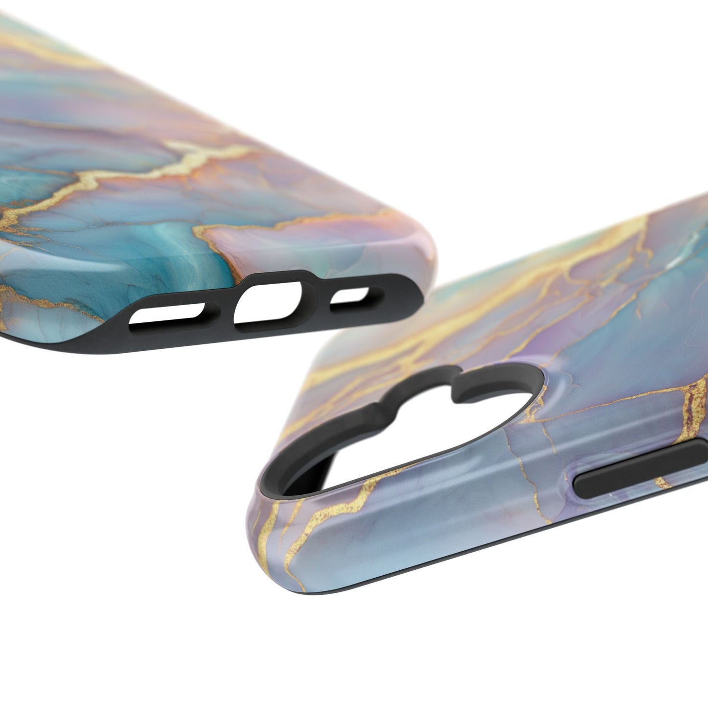 Golden Ocean Marble iPhone Case
