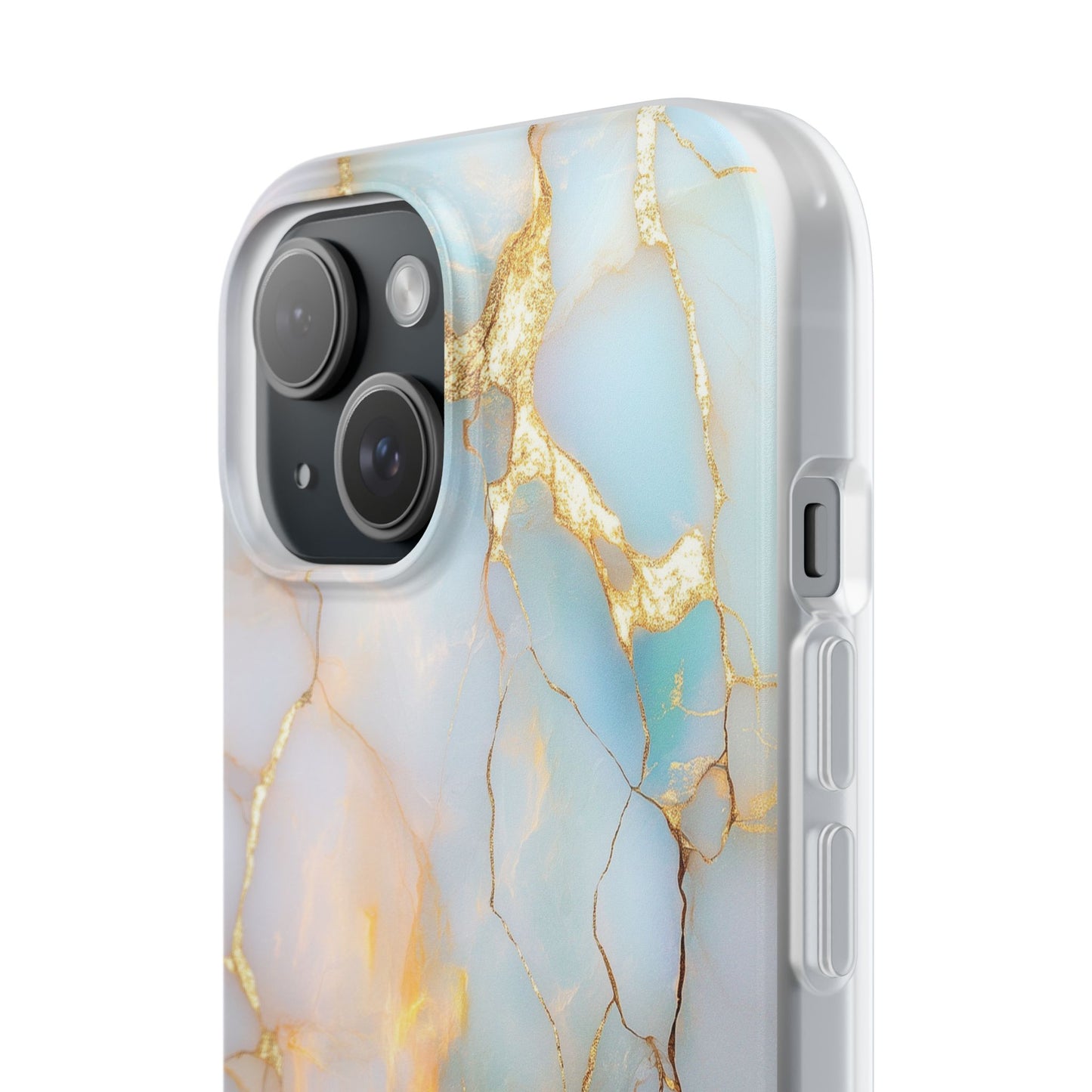 Iridescent Gold Fractured iPhone Flexi Case