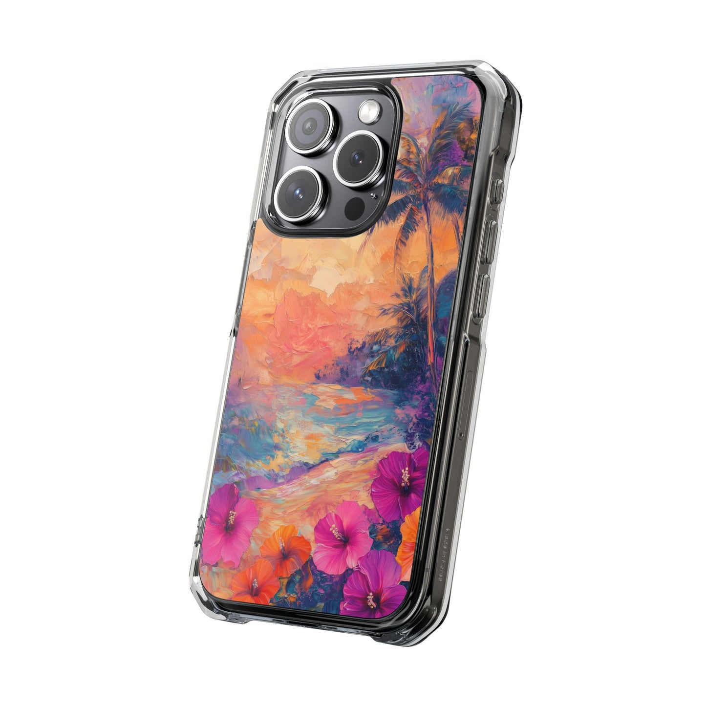 Tropical Paradise Palms Magnetic iPhone Case