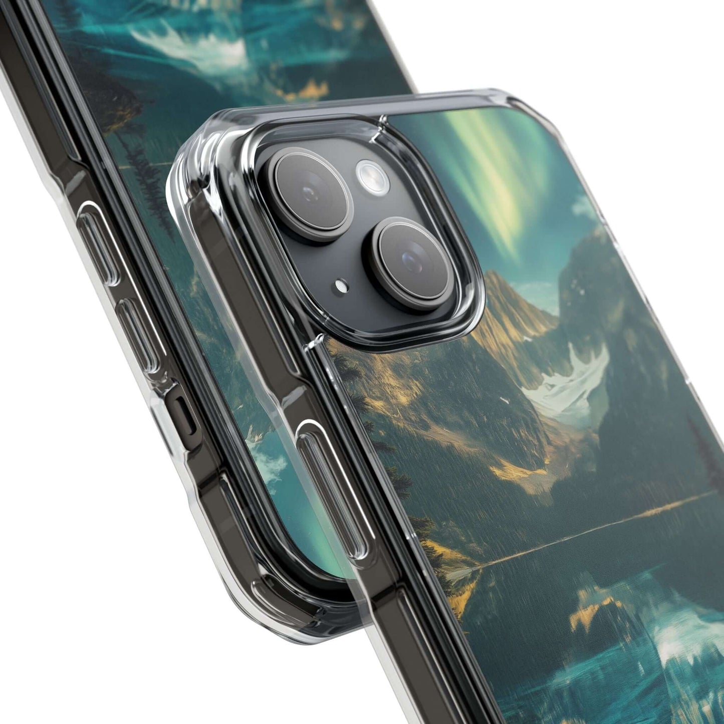 Celestial Glacier Ridge Magnetic Clear Impact iPhone Case