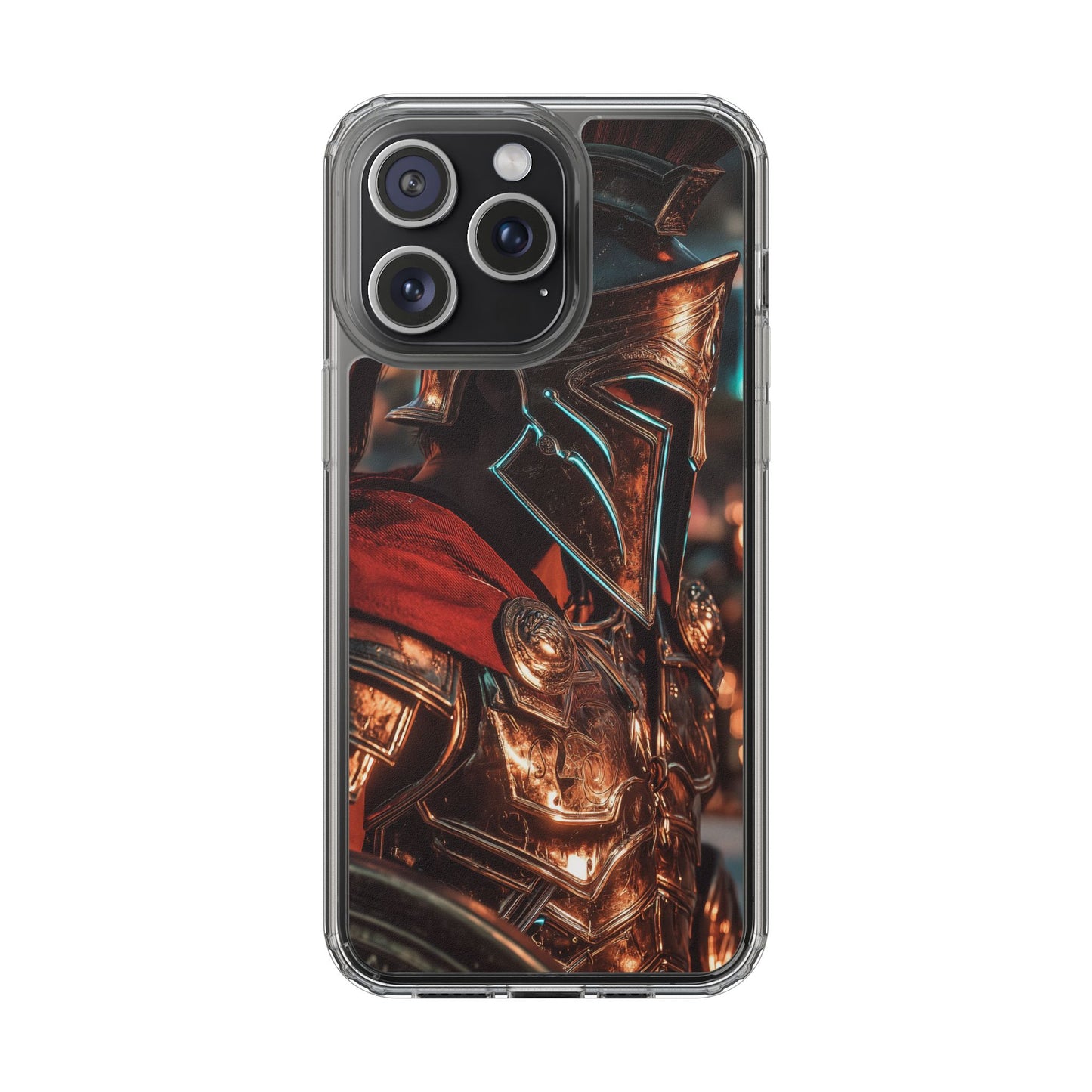 Forged Spartan Valor Phone Case – Premium Clear Protection with Bold Warrior Design