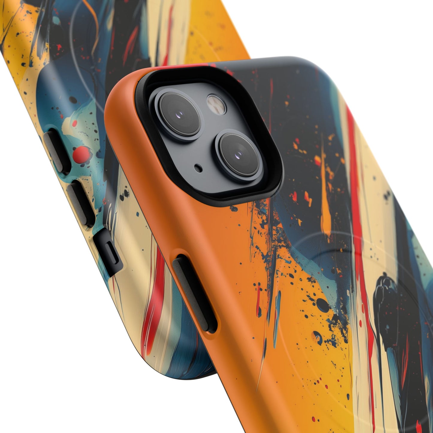 Vibrant Tough Magnetic Case - Bold Abstract Art for iPhone
