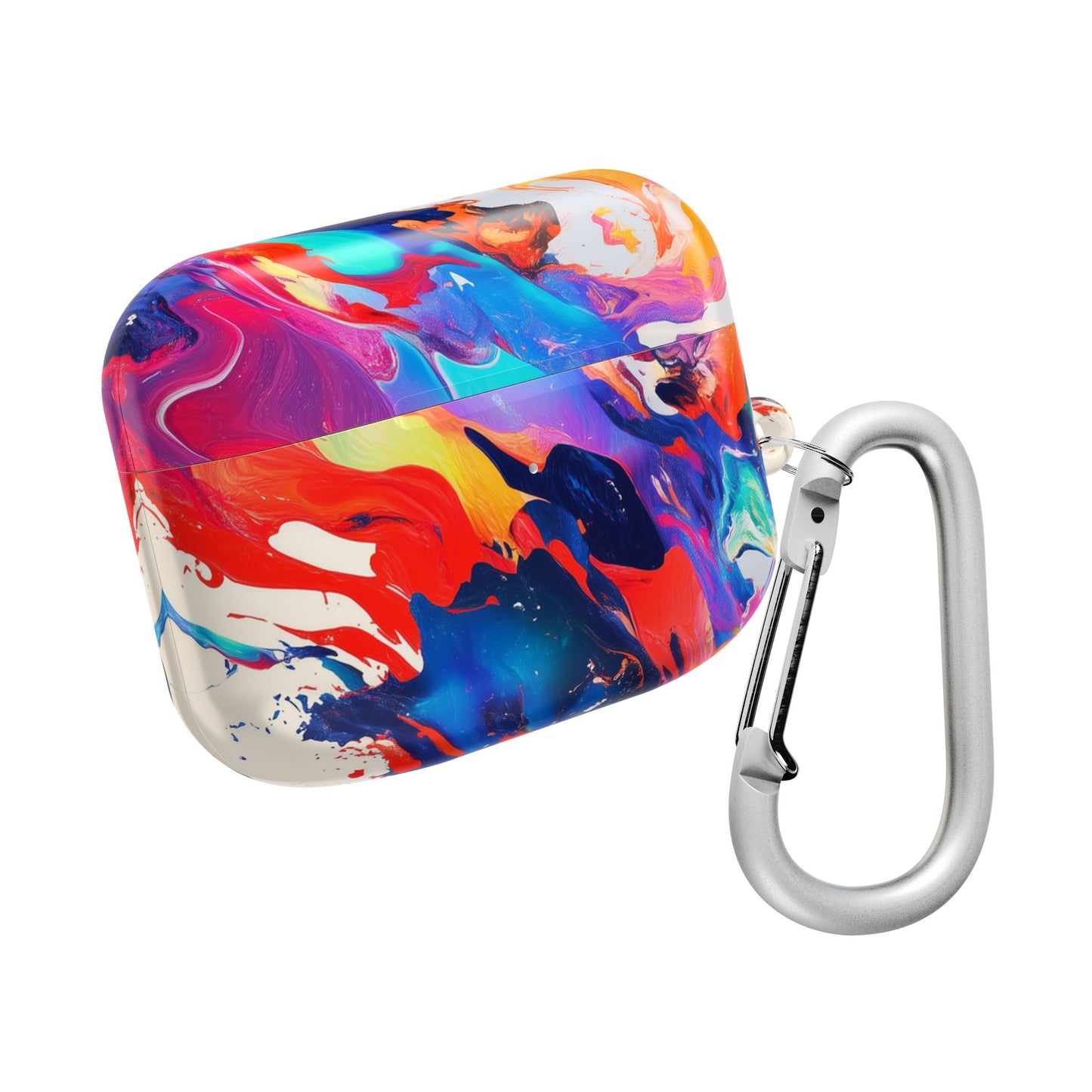 Vibrant Abstract Art AirPod Case – Color Splash Design with Bold, Stylish Protection for Music Lovers