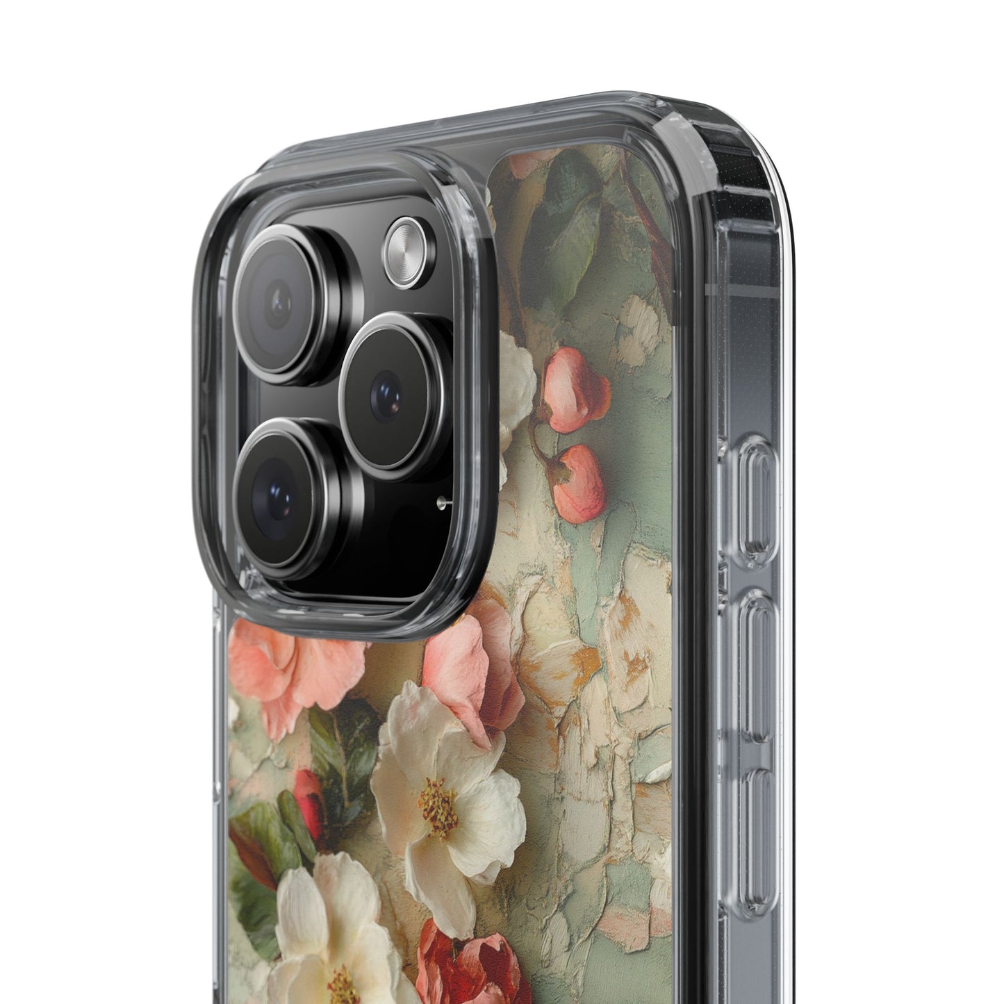 Floral Clear iPhone Case – Delicate Botanical Design