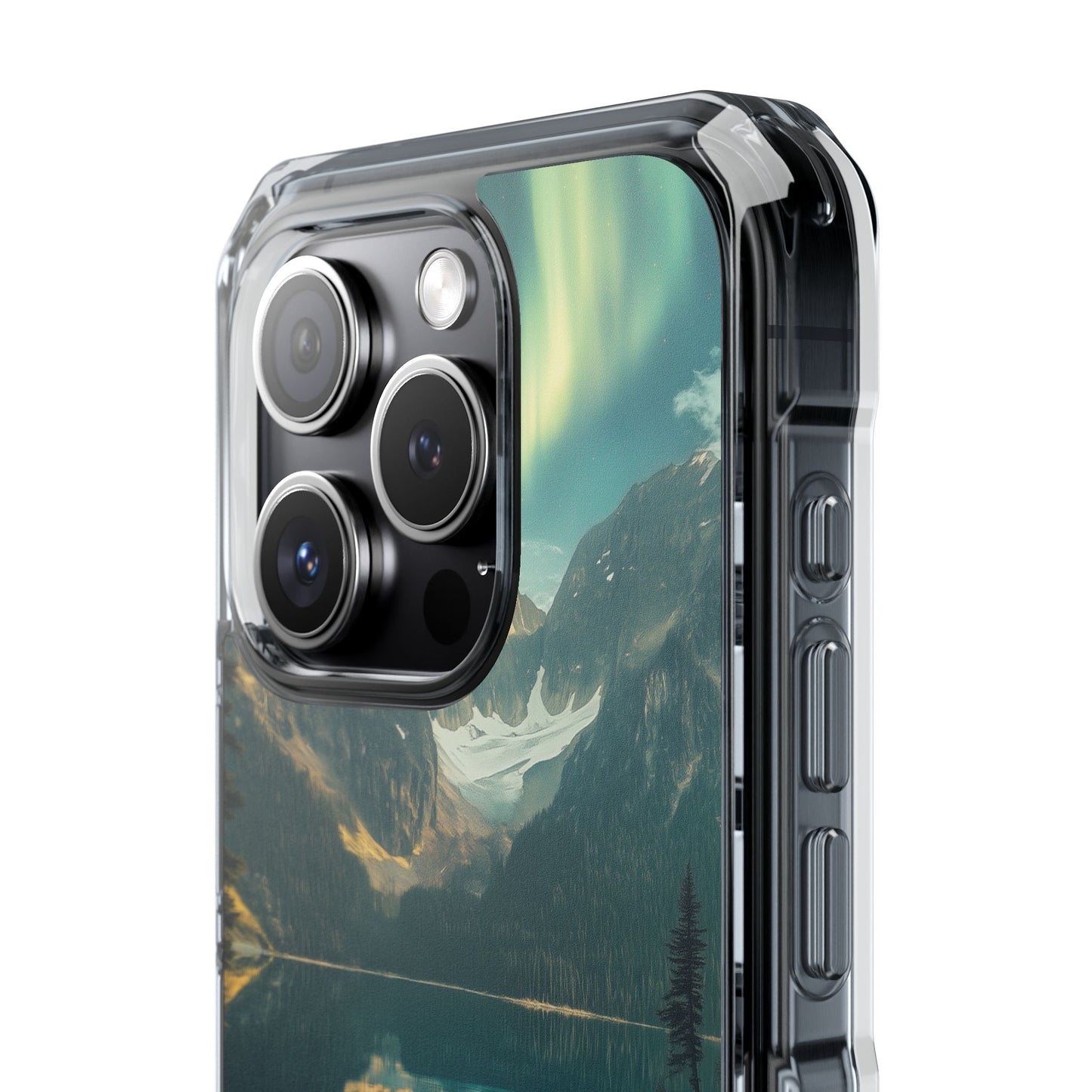 Celestial Glacier Ridge Magnetic Clear Impact iPhone Case