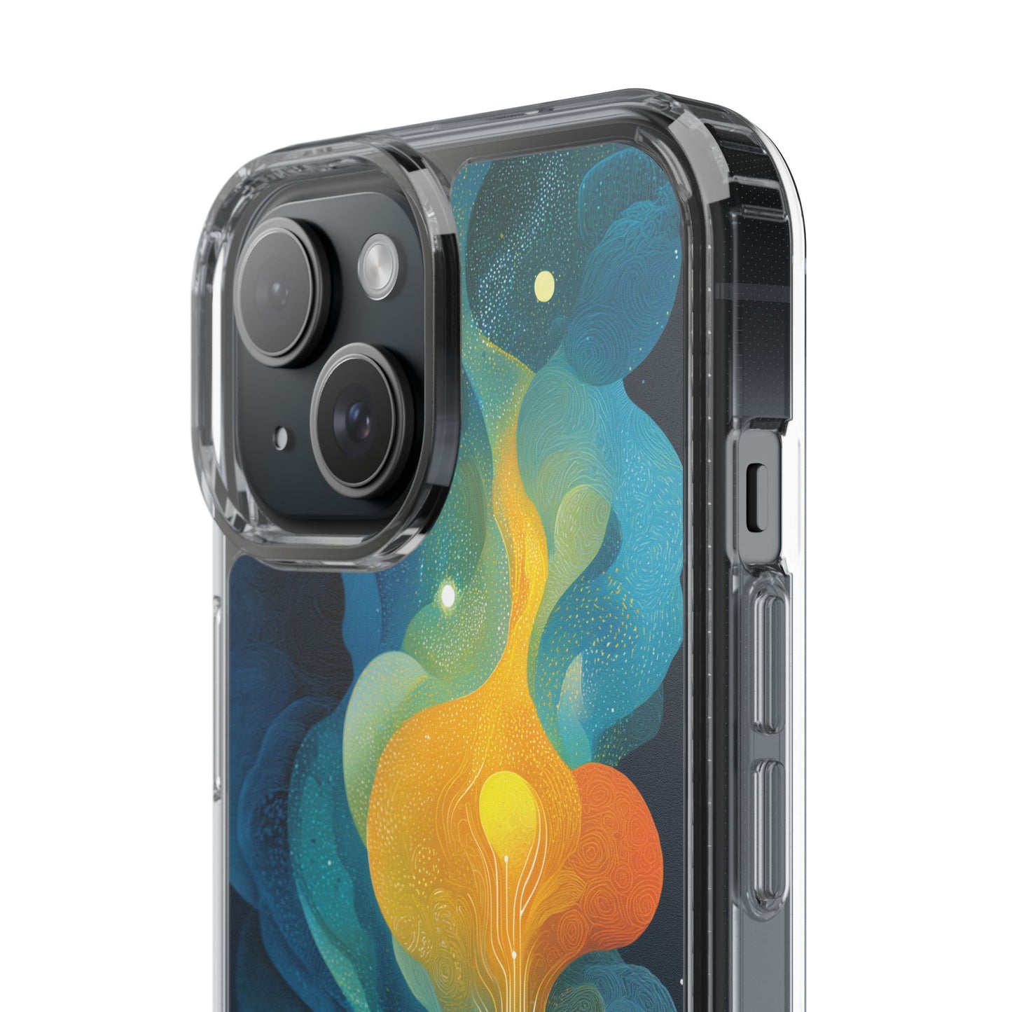 Electric City Forest Phone Case – Glowing Urban Jungle with Vibrant Nature Fusion