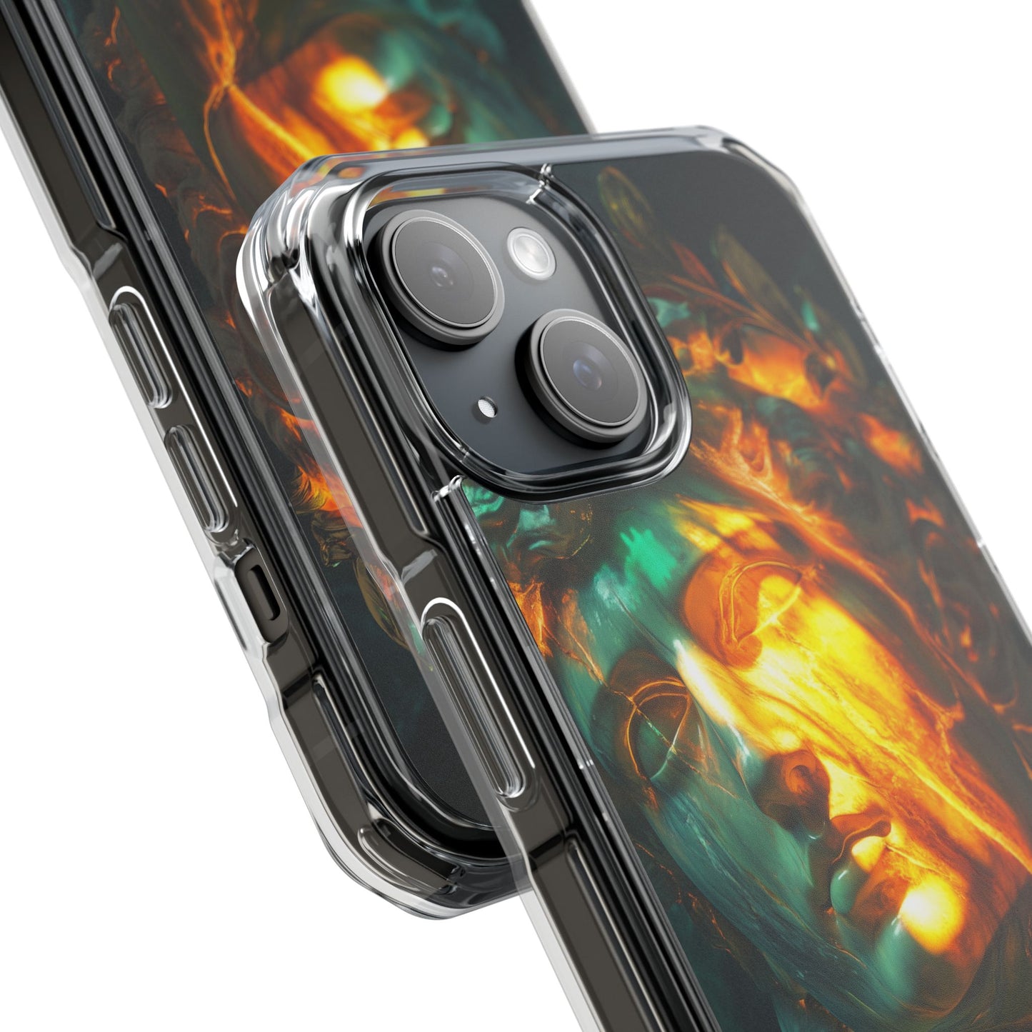 Davids Reflection Magnetic Clear Impact iPhone Case