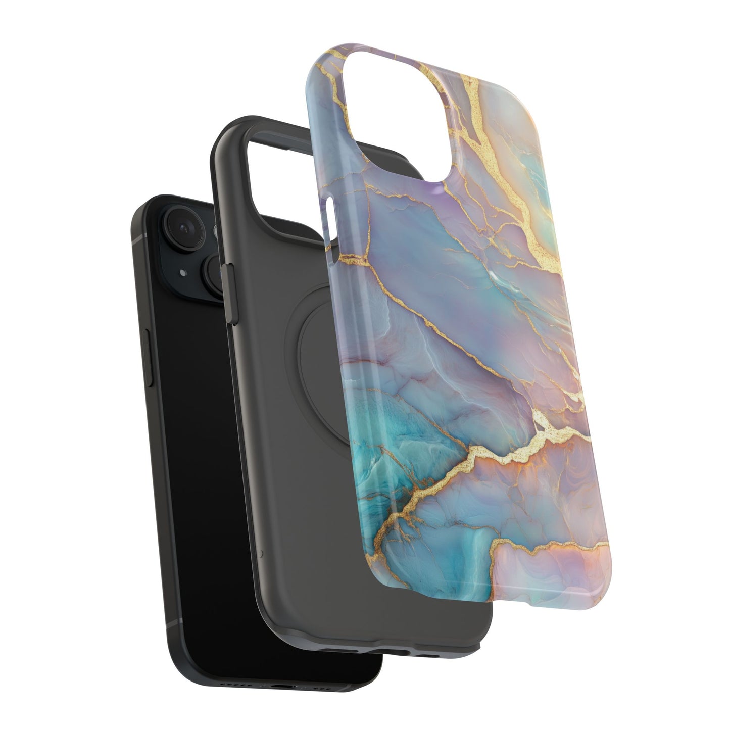 Golden Ocean Marble iPhone Case
