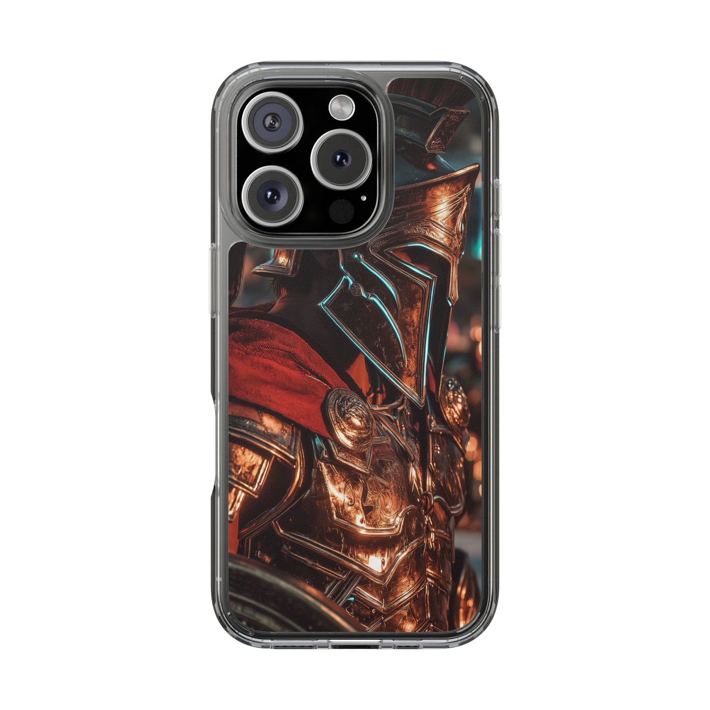 Forged Spartan Valor Phone Case – Premium Clear Protection with Bold Warrior Design