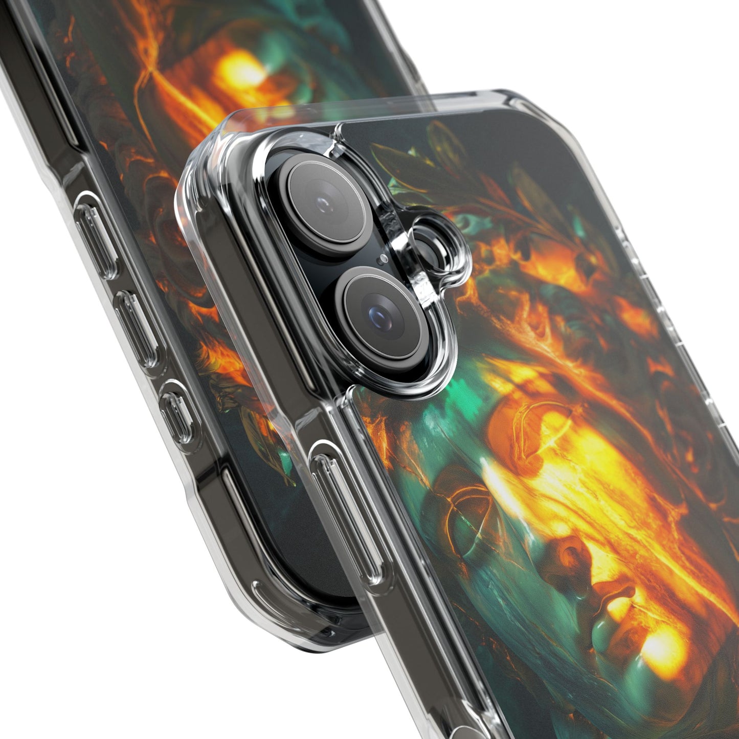 Davids Reflection Magnetic Clear Impact iPhone Case