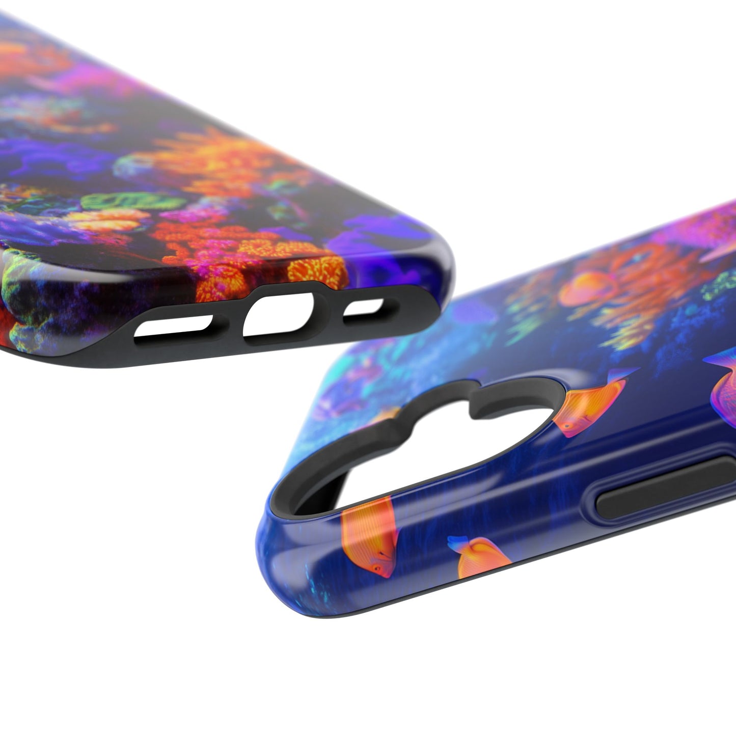 Prismatic Coral Reef Glow Magnetic Tough iPhone Case