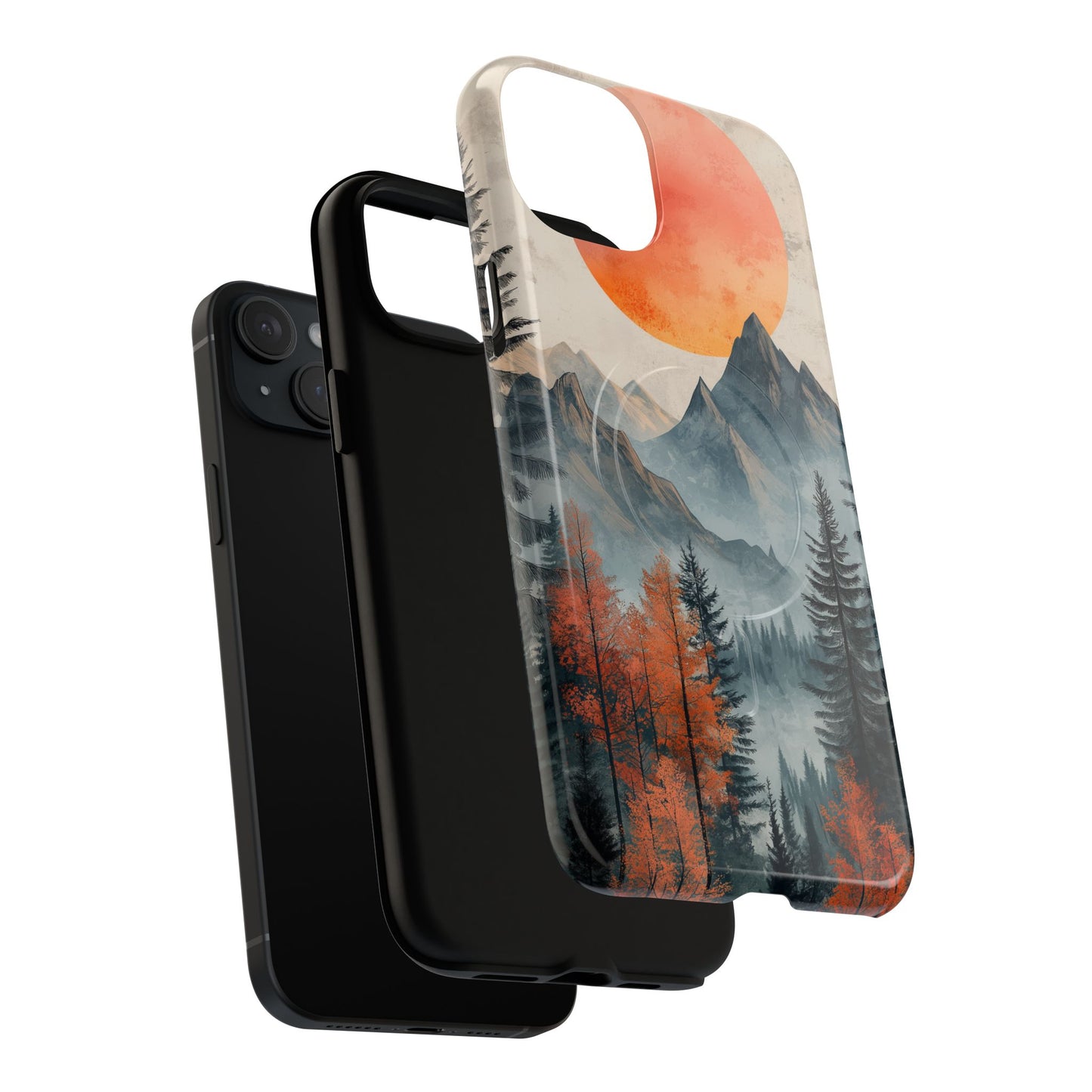 Scenic Tough Magnetic iPhone Case - Nature Inspired Design for Adventurers