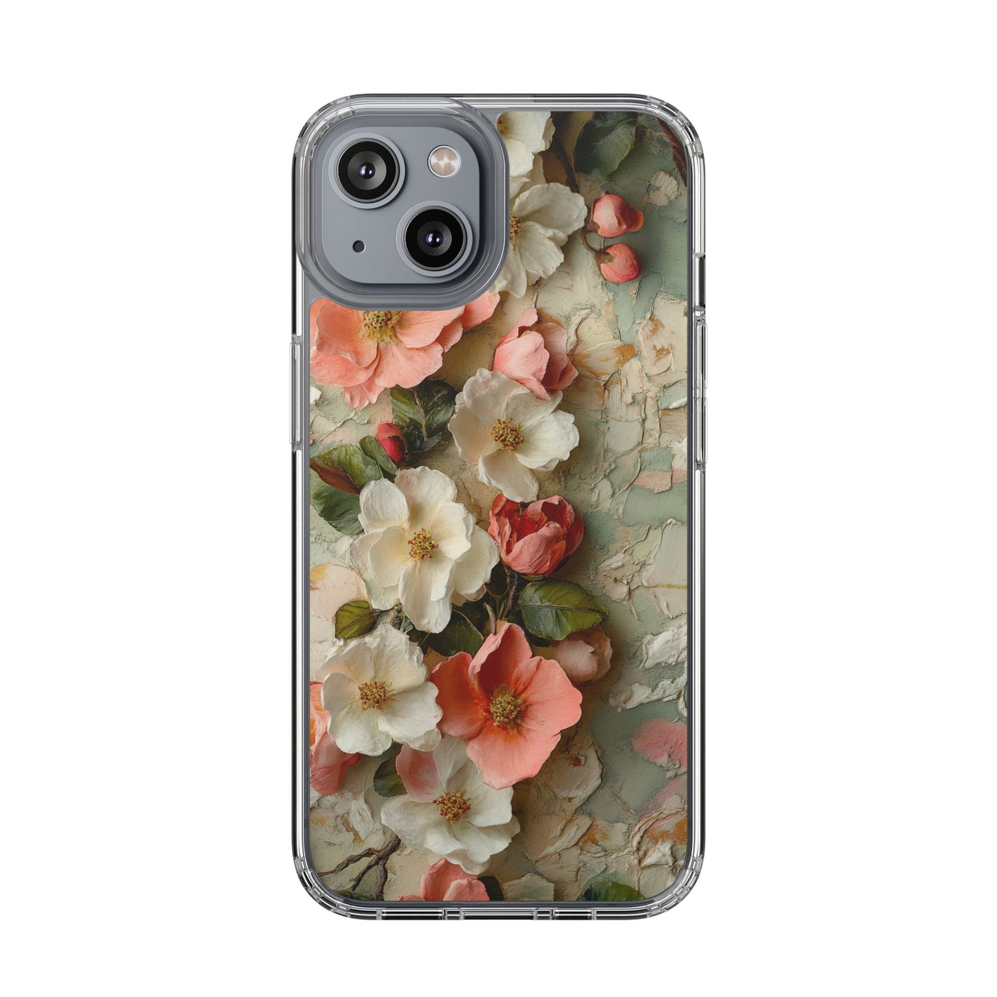 Floral Clear iPhone Case – Delicate Botanical Design