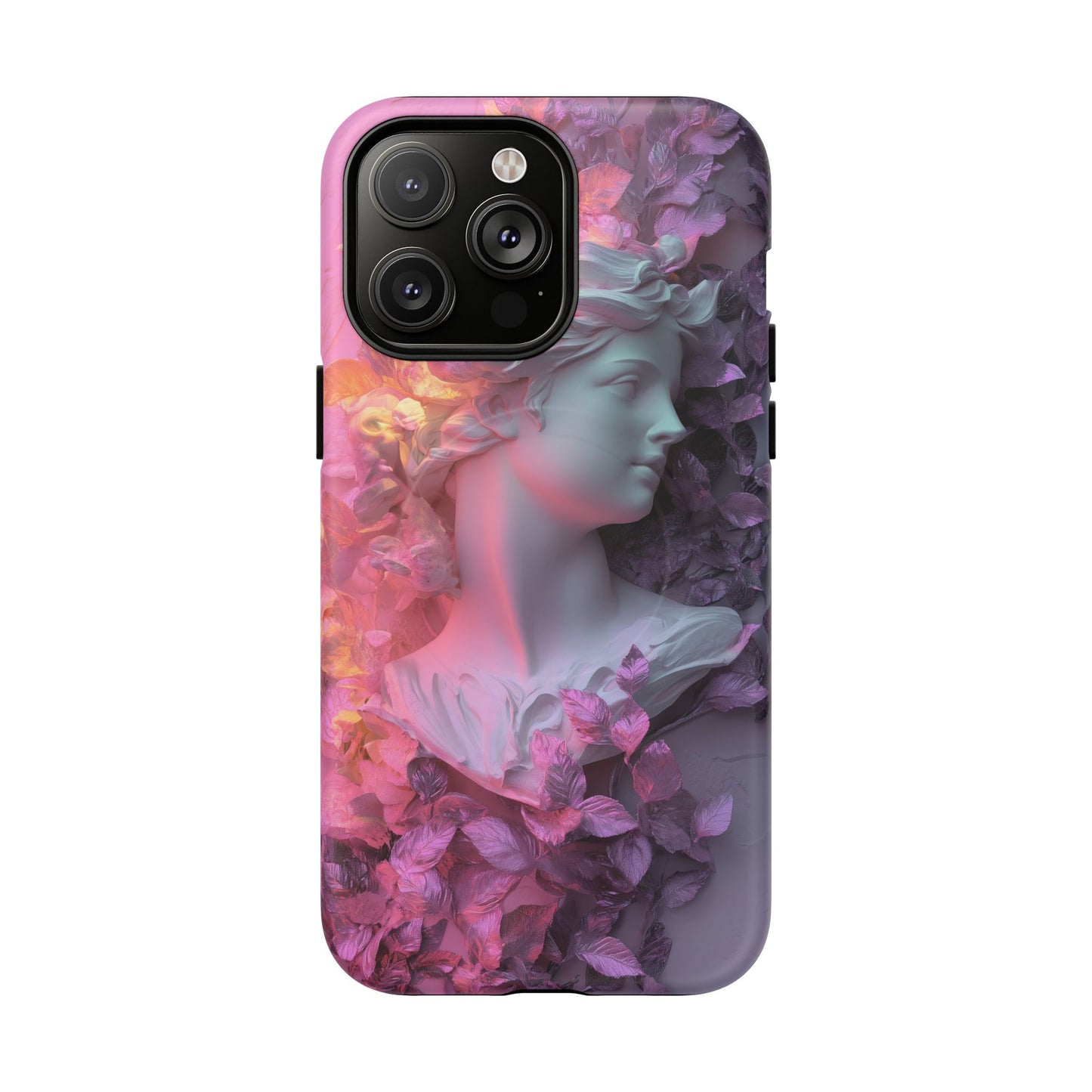 Artistic Tough Magnetic iPhone Case - Floral Goddess Design