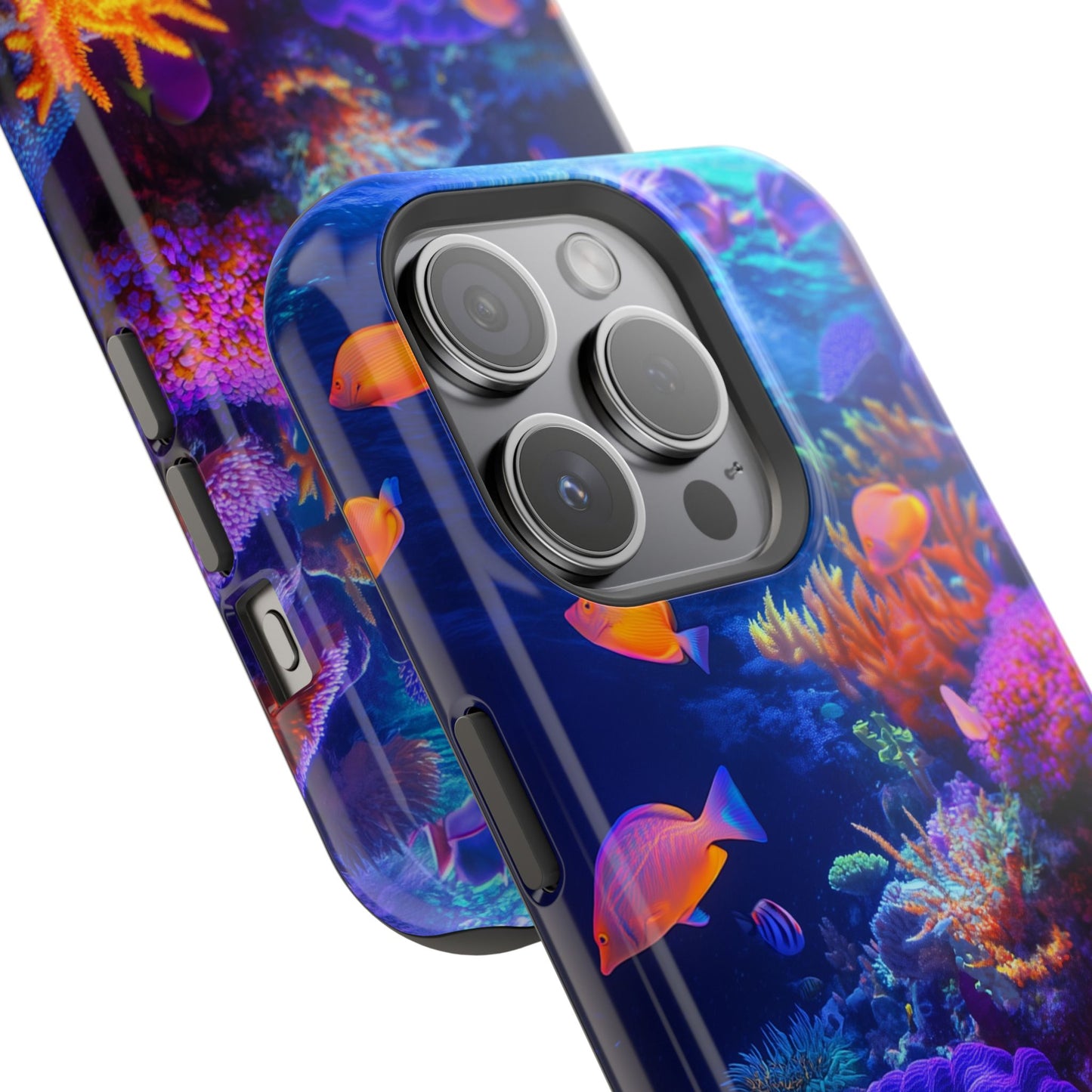 Prismatic Coral Reef Glow Magnetic Tough iPhone Case