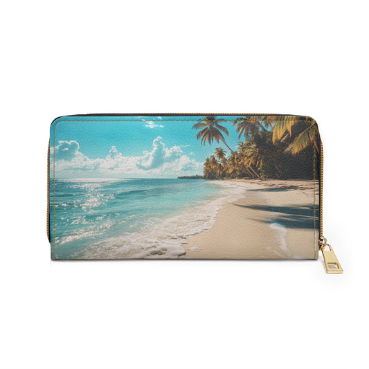 Tropical Paradise Cell Phone Clutch Wallet