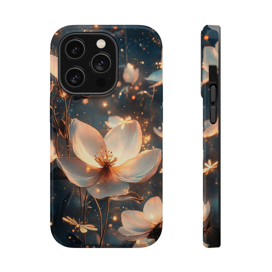 Botanical Floral Design Magnetic Tough iPhone Case