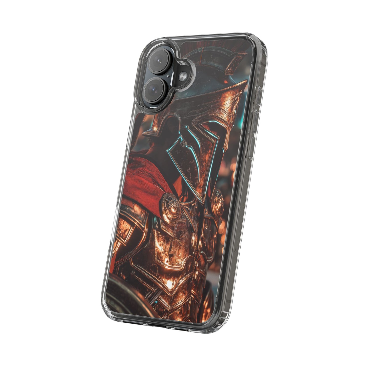 Forged Spartan Valor Phone Case – Premium Clear Protection with Bold Warrior Design