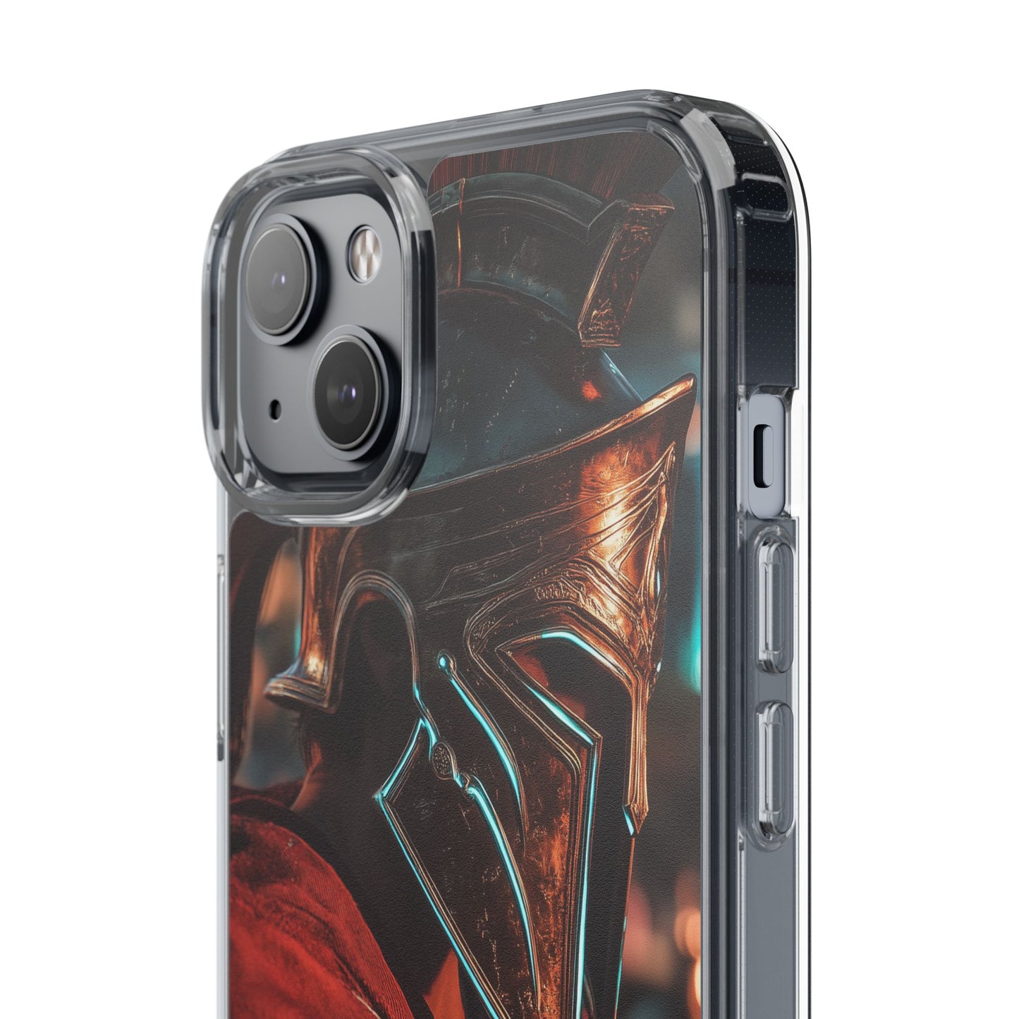 Forged Spartan Valor Phone Case – Premium Clear Protection with Bold Warrior Design