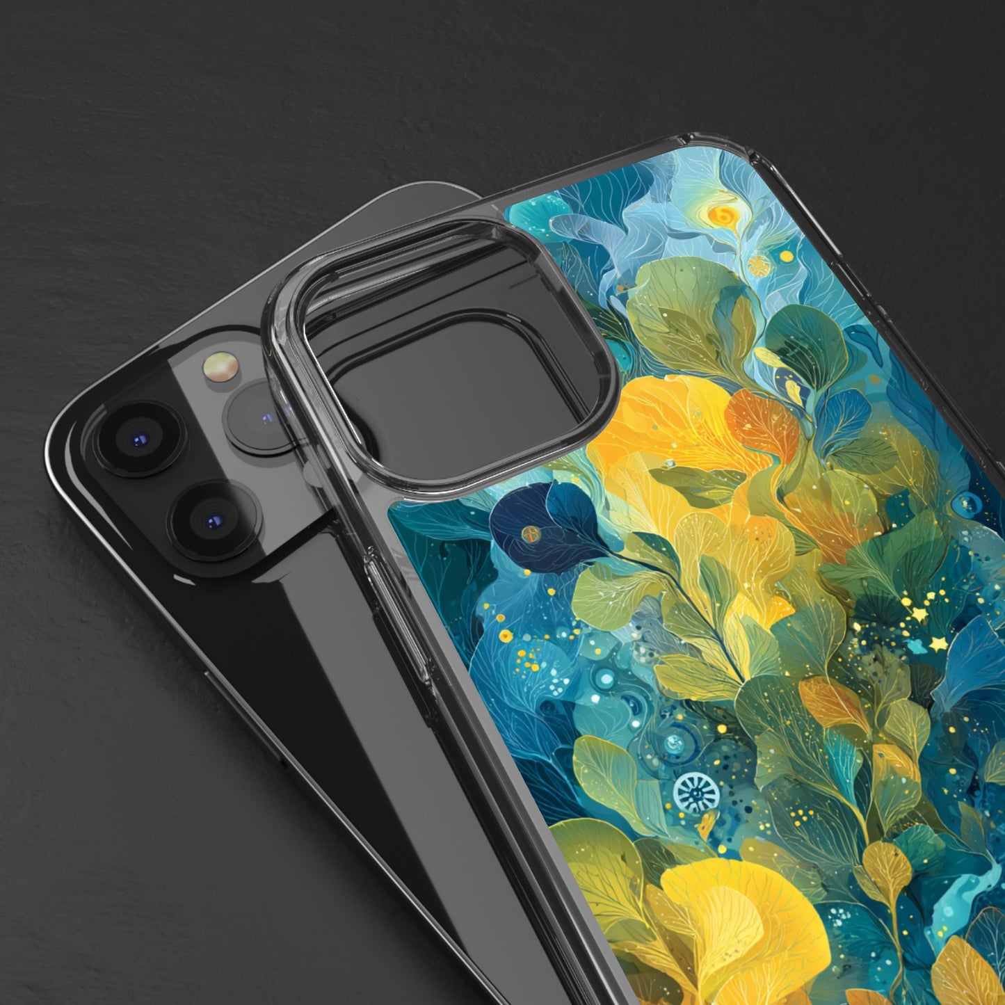 Artistic Reader Clear Phone Case - Design for Creative Souls