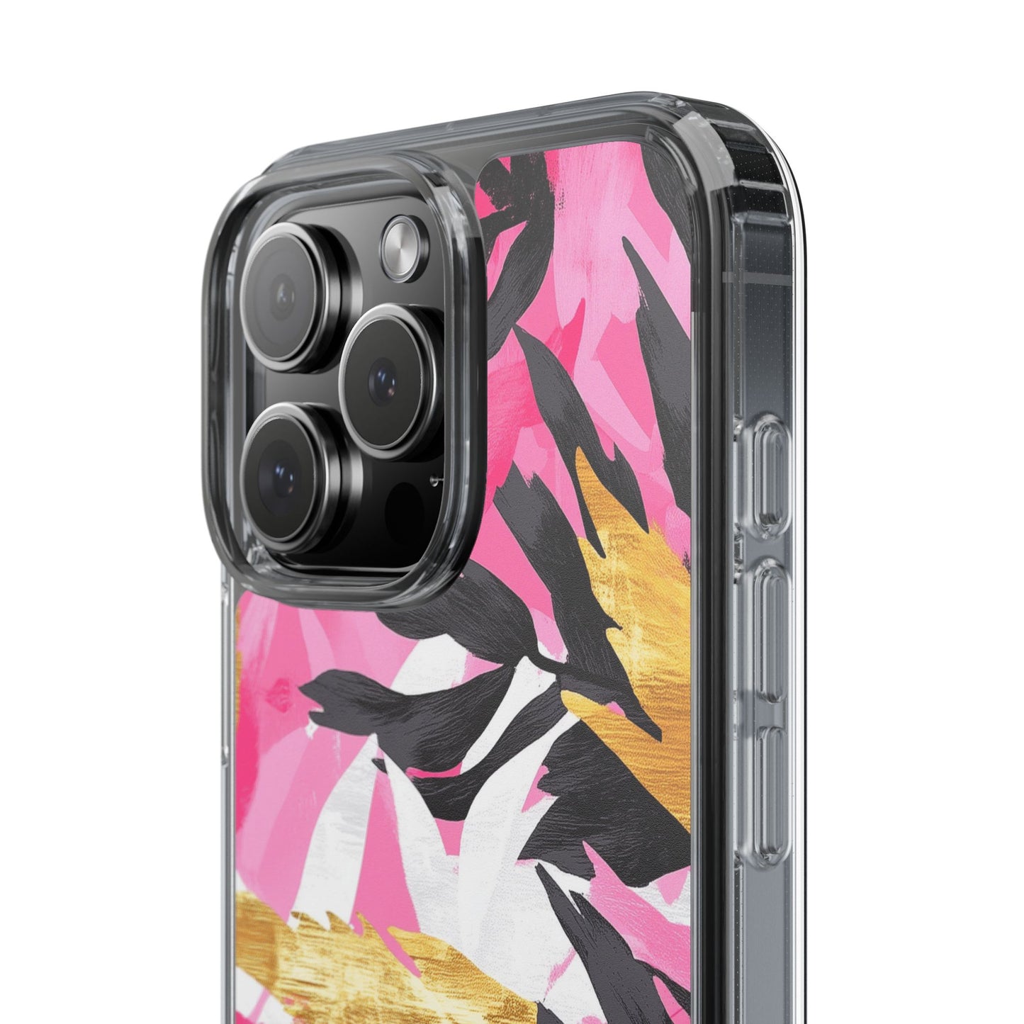 Floral Clear iPhone Case - Stylish Protection with Colorful Design