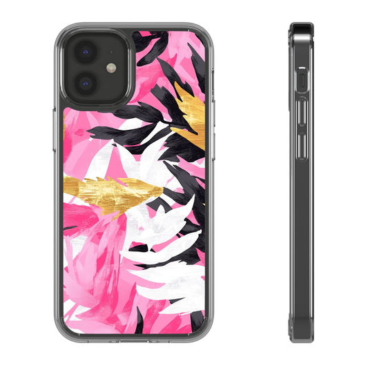 Floral Clear iPhone Case - Stylish Protection with Colorful Design