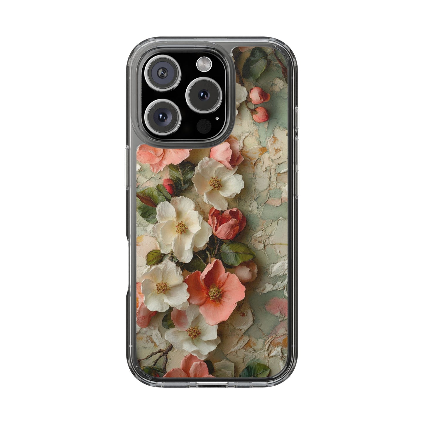Floral Clear iPhone Case – Delicate Botanical Design