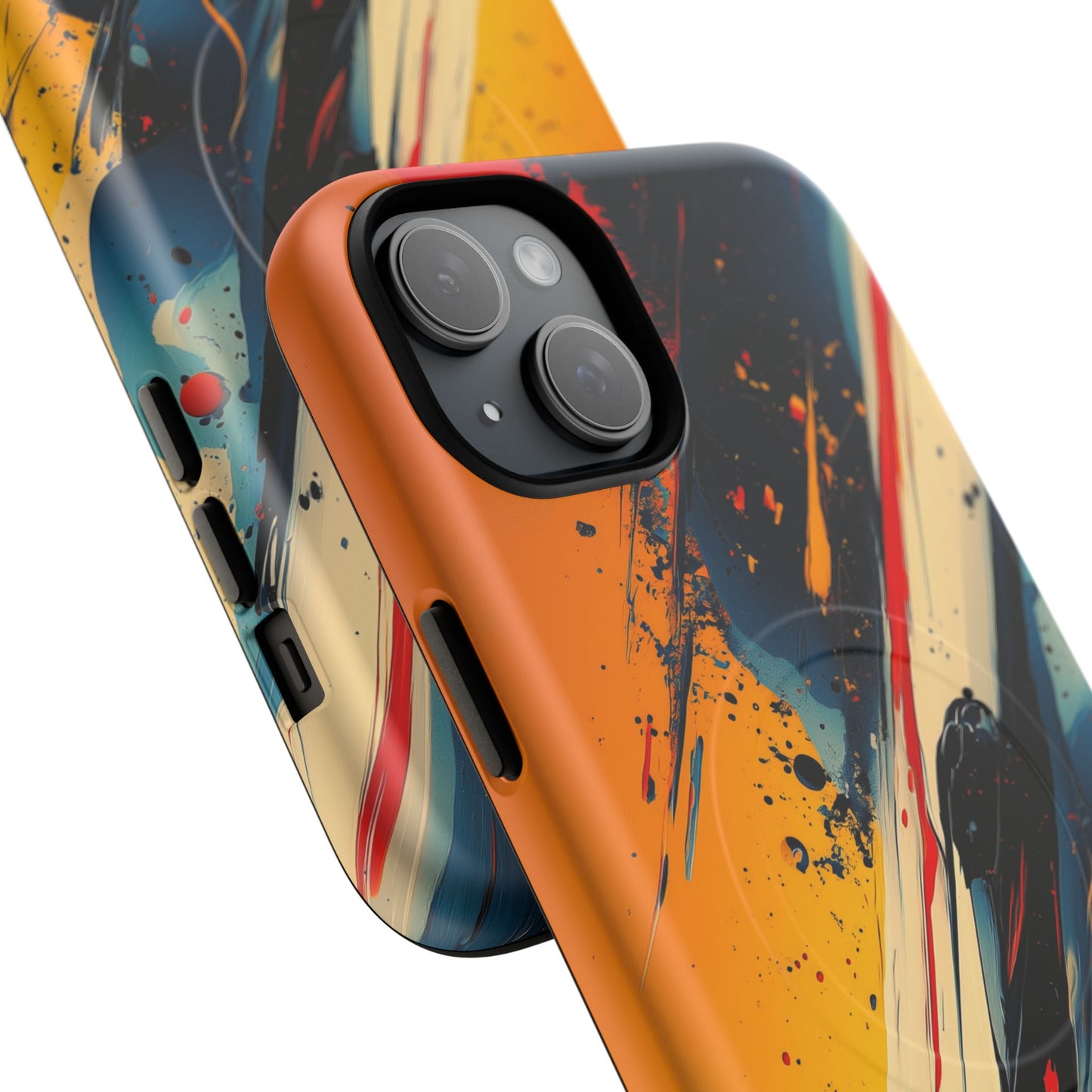 Vibrant Tough Magnetic Case - Bold Abstract Art for iPhone