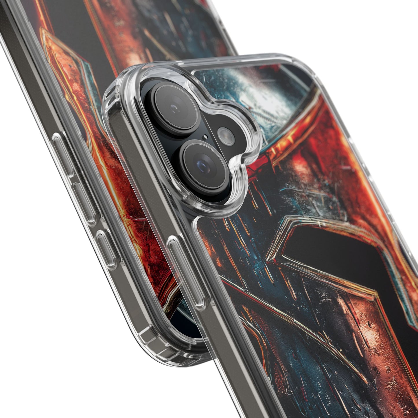 Battle Ready Clear Phone Case - Heroic Spartan Design