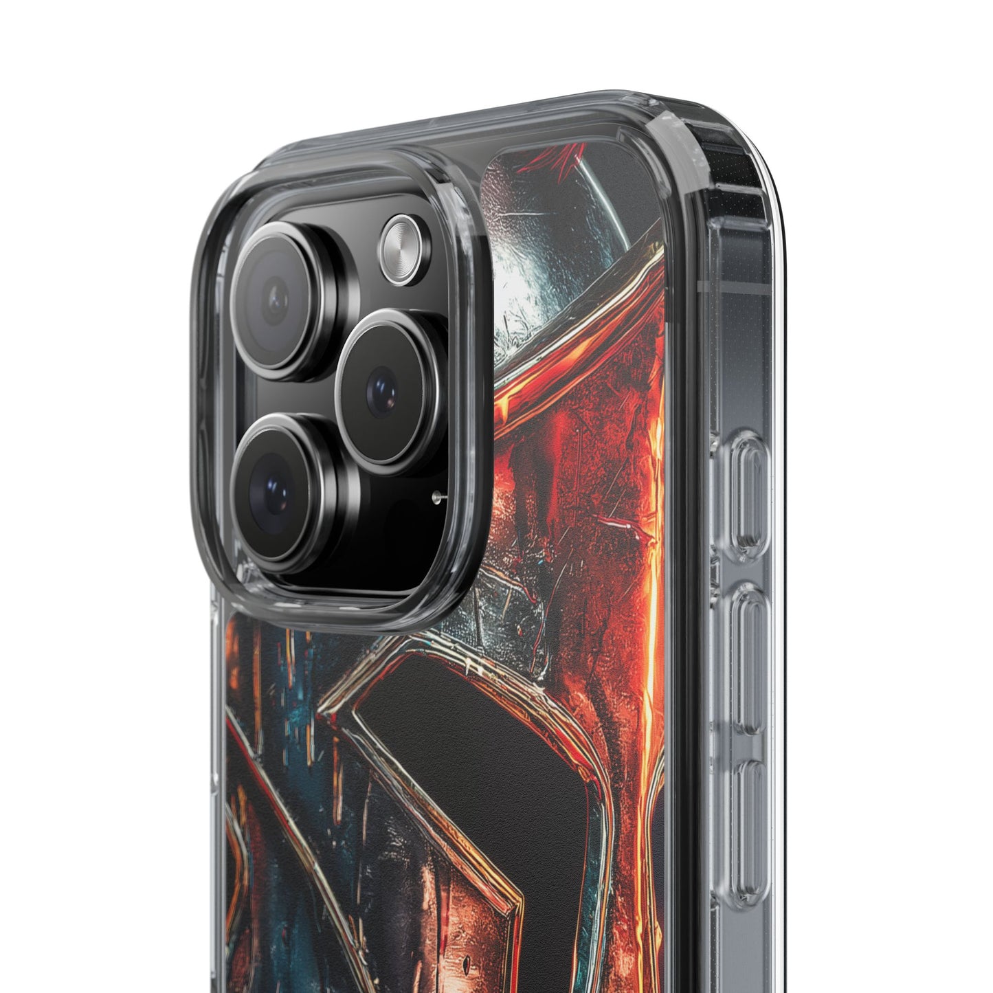 Battle Ready Clear Phone Case - Heroic Spartan Design