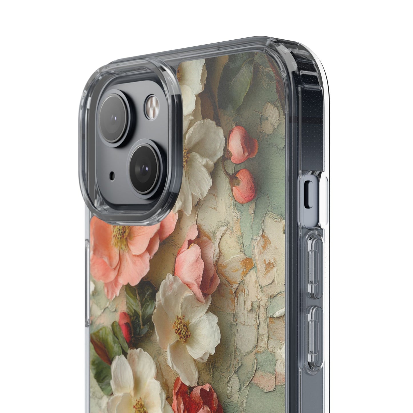 Floral Clear iPhone Case – Delicate Botanical Design