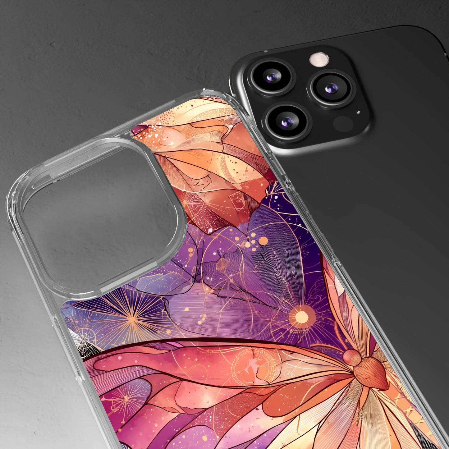 Clear Butterfly Case for iPhone – Delicate & Stylish Design
