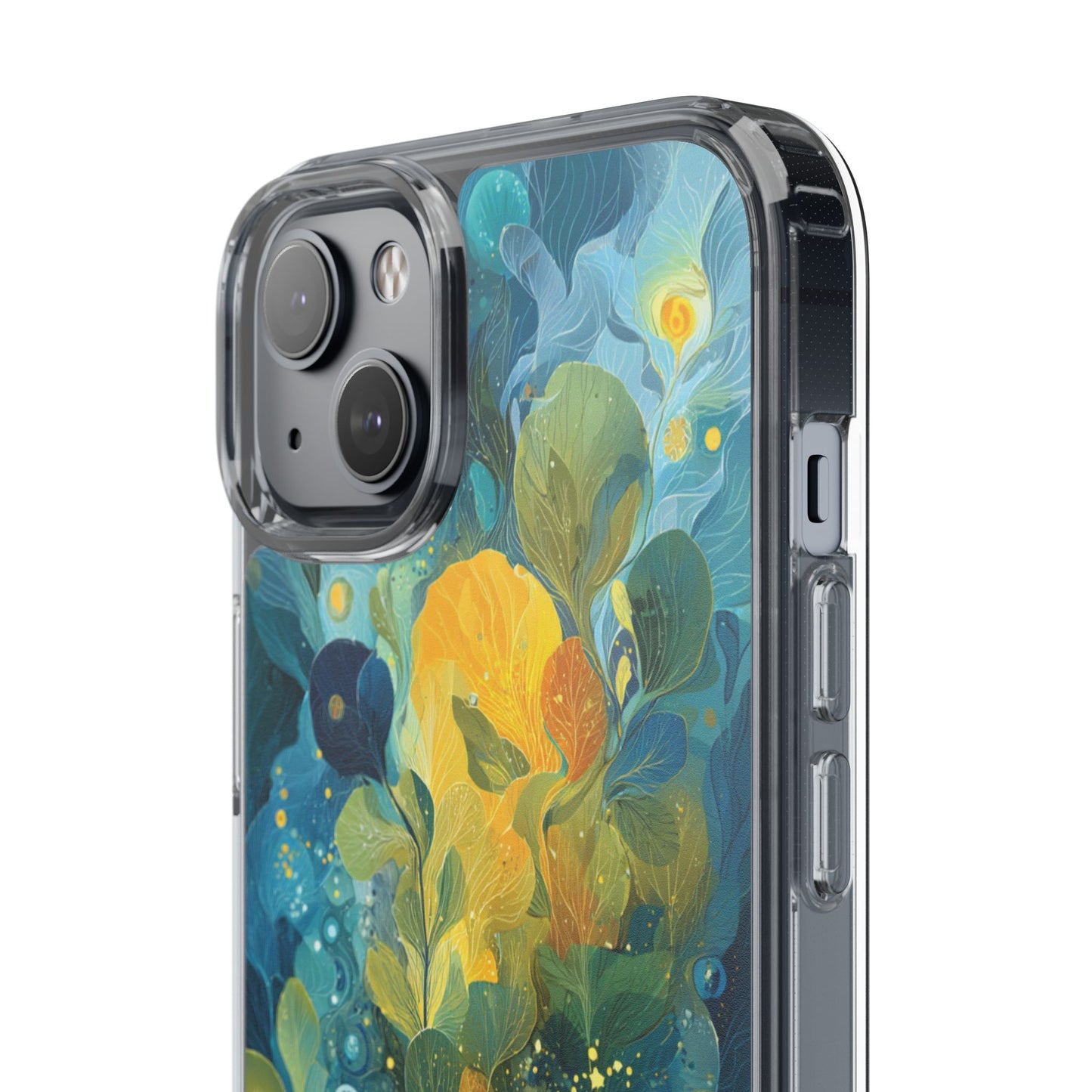 Artistic Reader Clear Phone Case - Design for Creative Souls