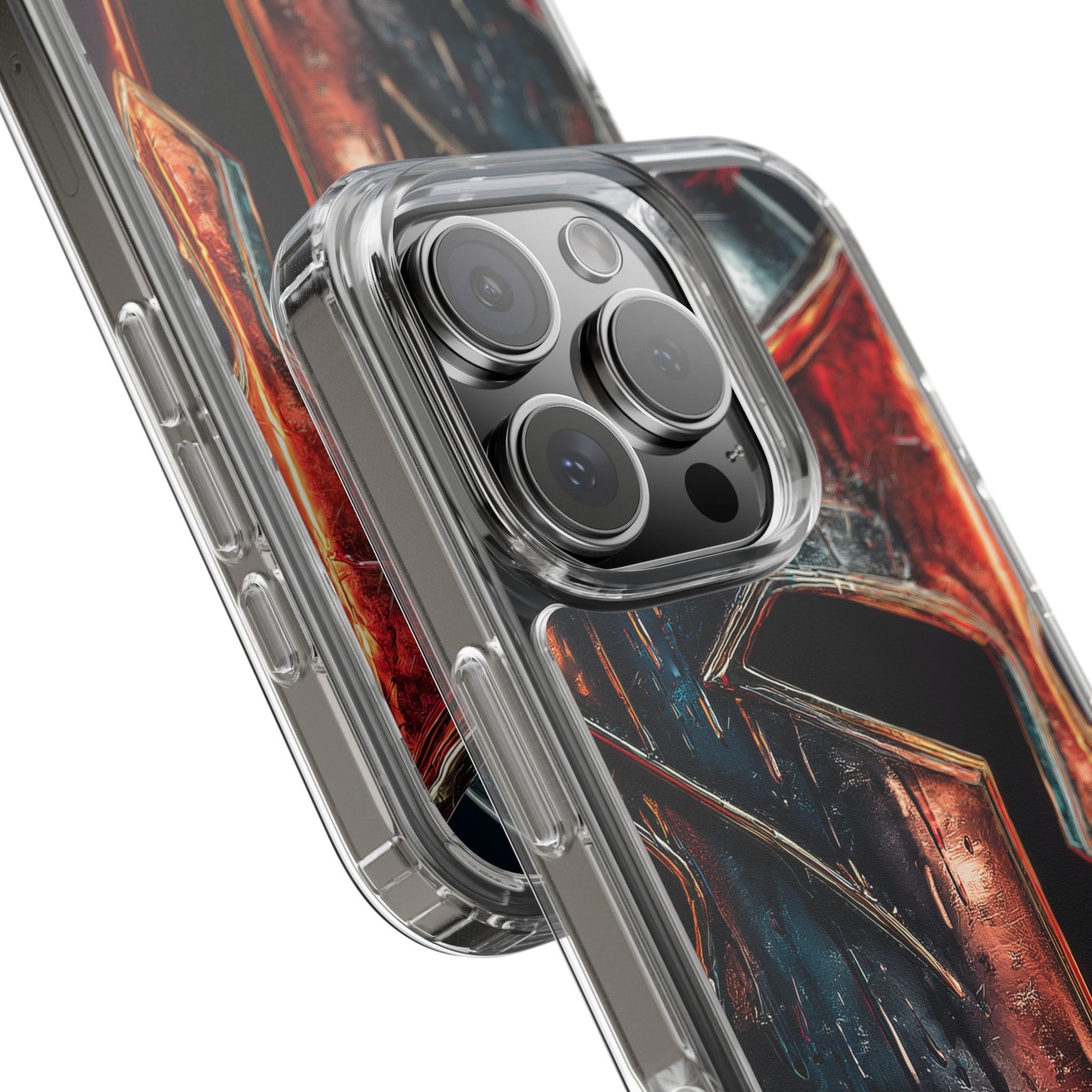 Battle Ready Clear Phone Case - Heroic Spartan Design