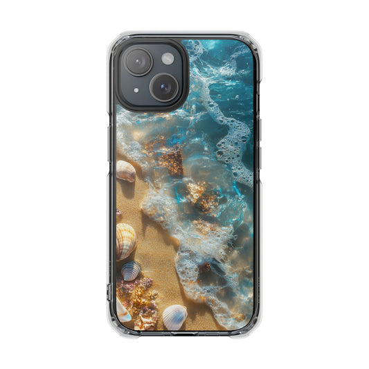 Iridescent Beach Waves Magnetic iPhone Case