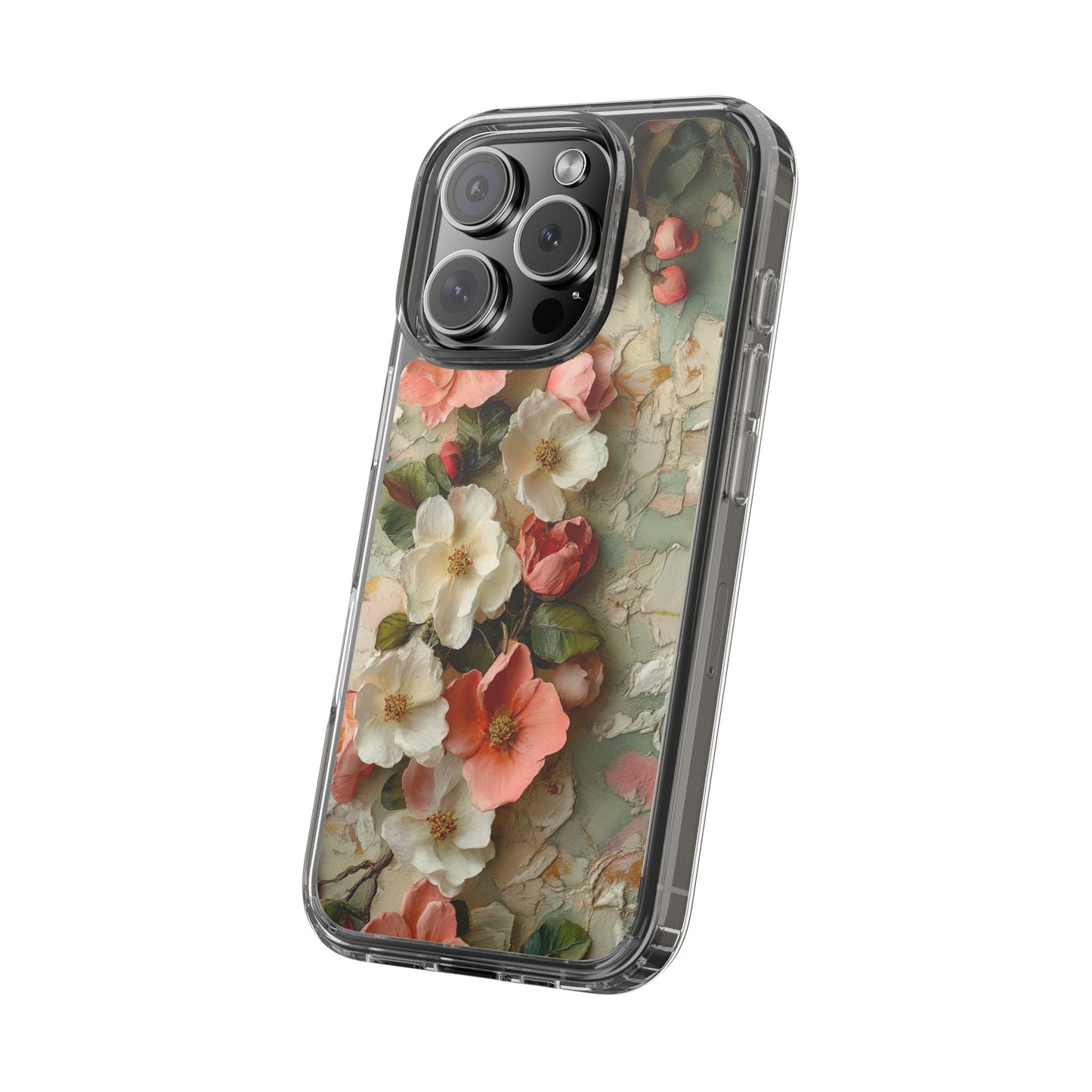 Floral Clear iPhone Case – Delicate Botanical Design