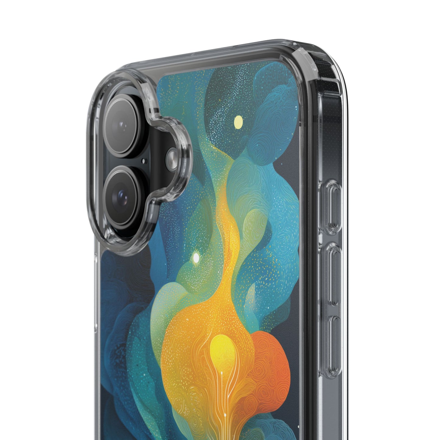 Electric City Forest Phone Case – Glowing Urban Jungle with Vibrant Nature Fusion