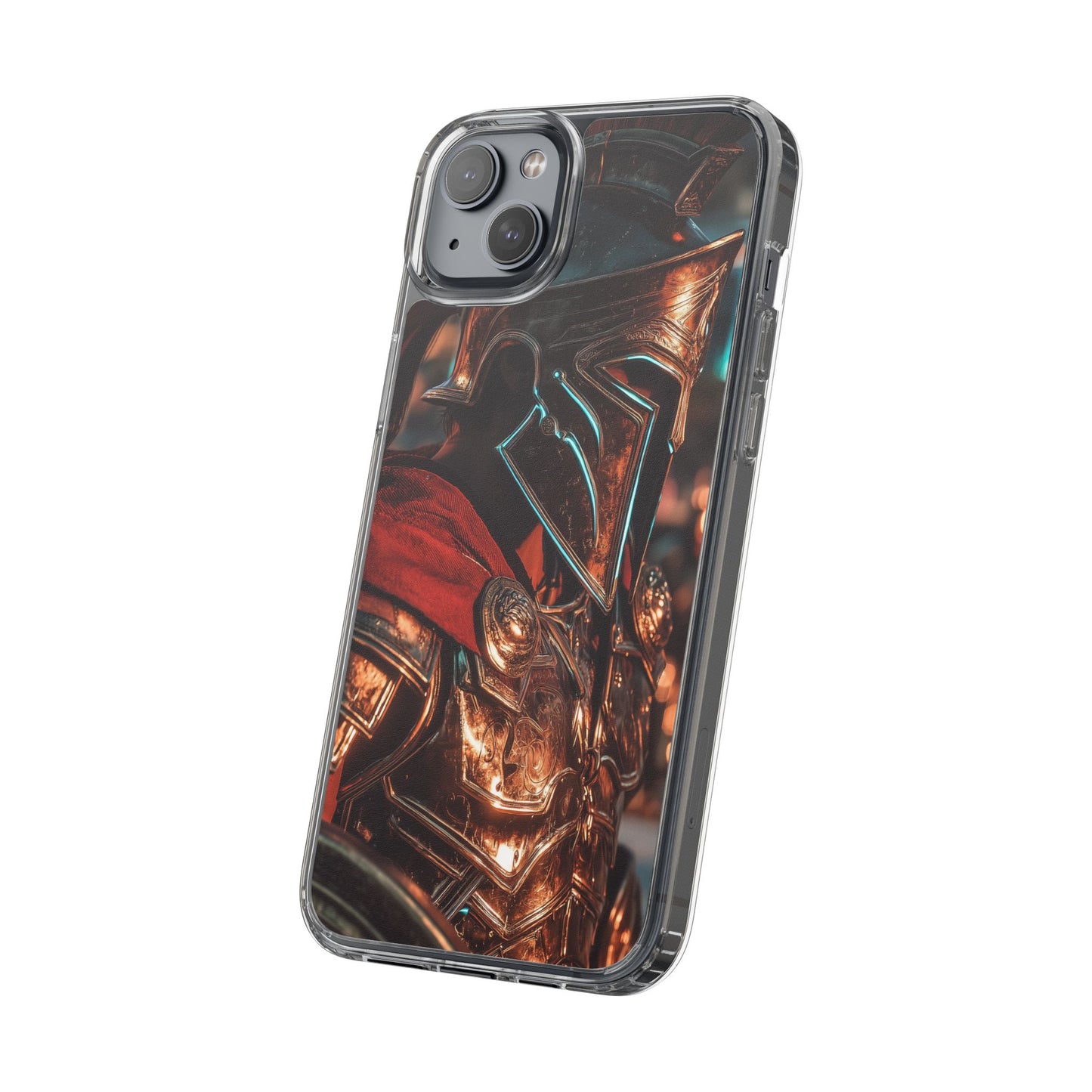 Forged Spartan Valor Phone Case – Premium Clear Protection with Bold Warrior Design