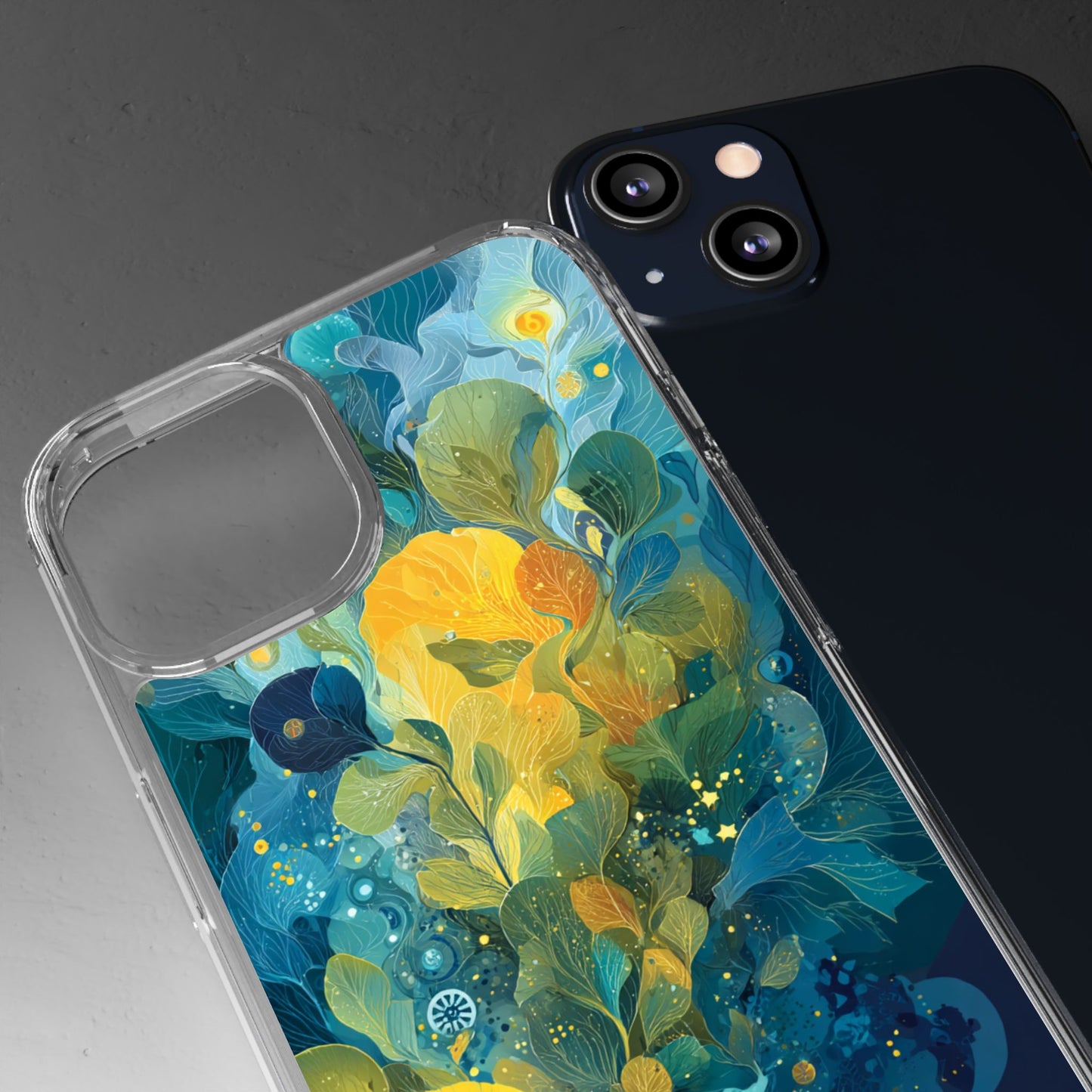 Artistic Reader Clear Phone Case - Design for Creative Souls