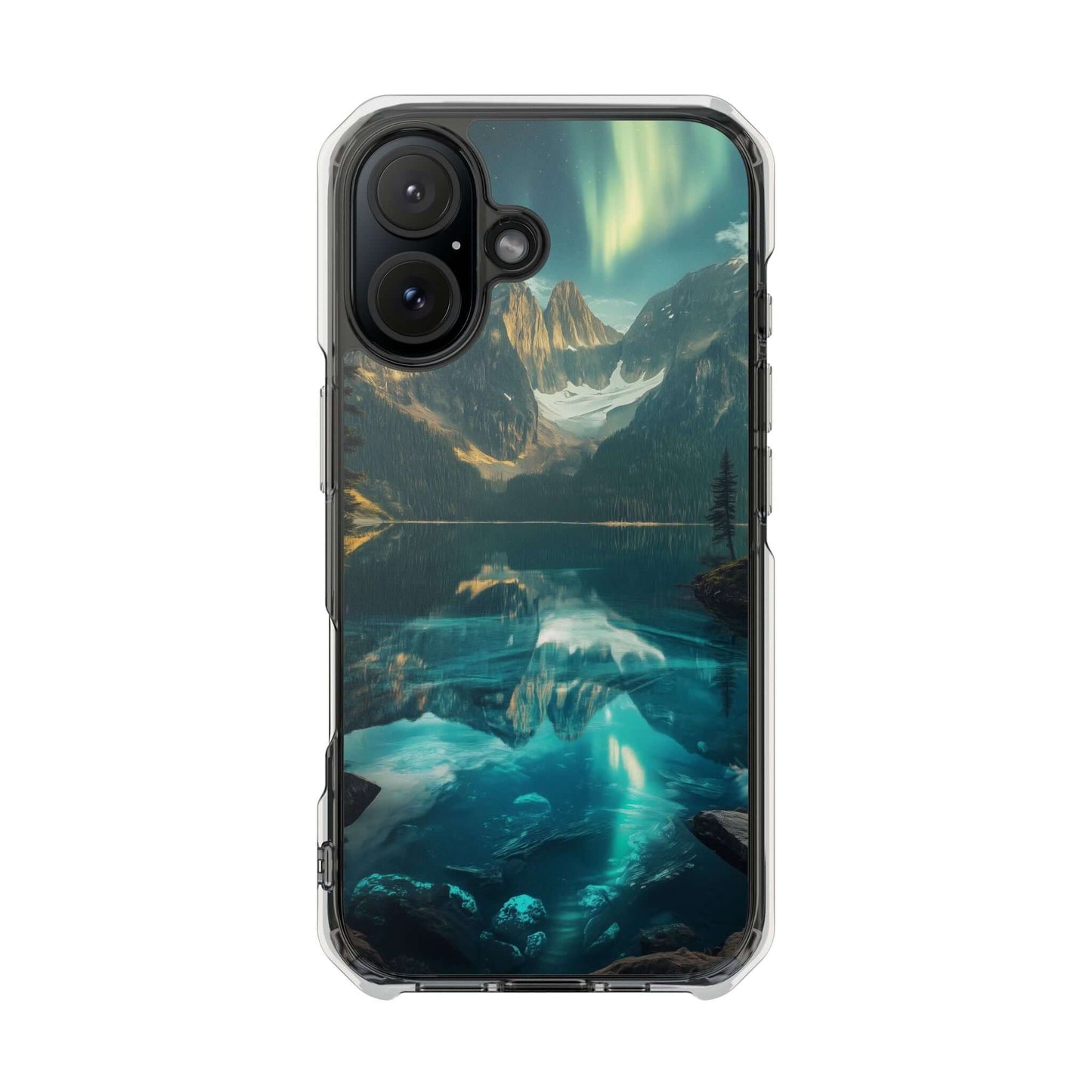 Celestial Glacier Ridge Magnetic Clear Impact iPhone Case