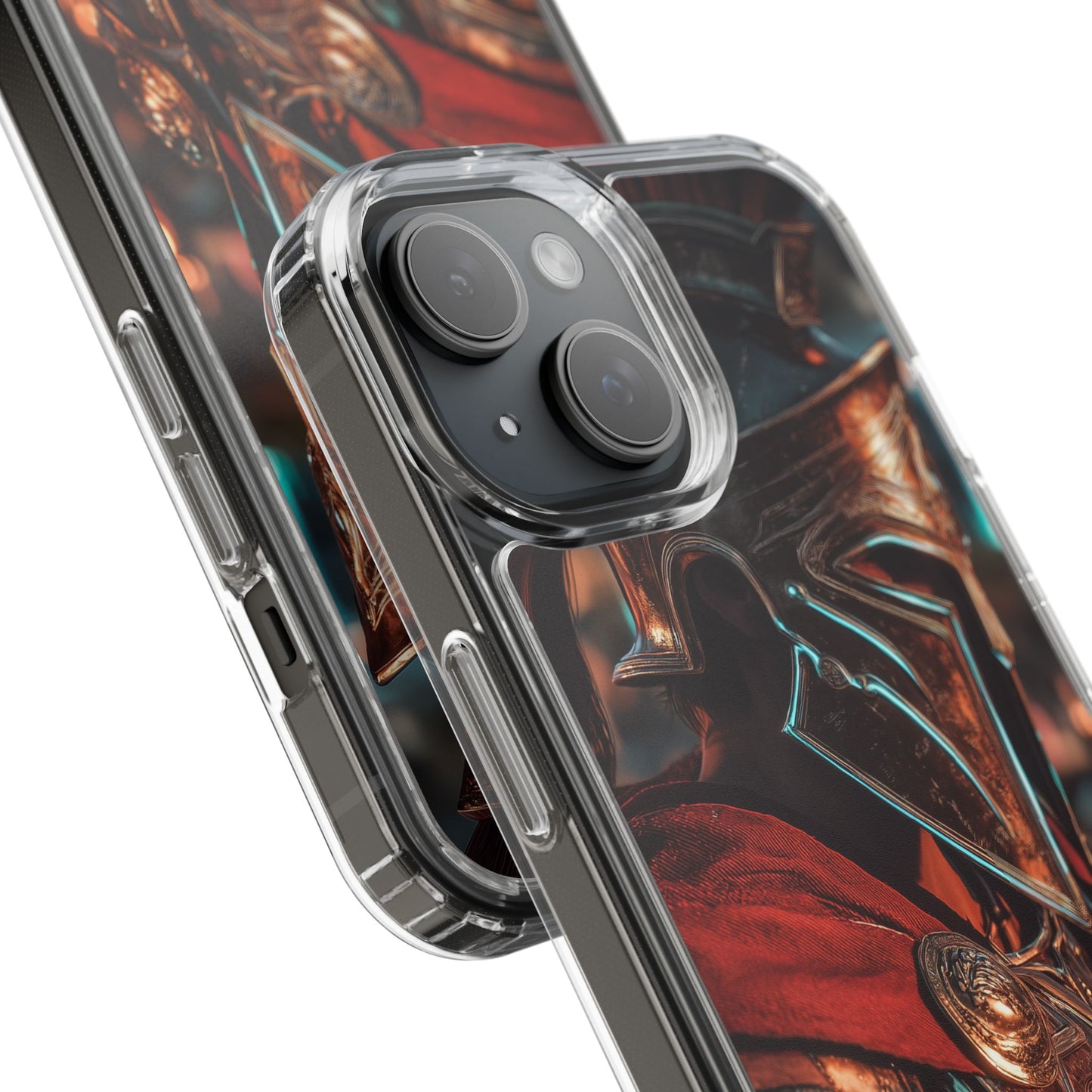 Forged Spartan Valor Phone Case – Premium Clear Protection with Bold Warrior Design