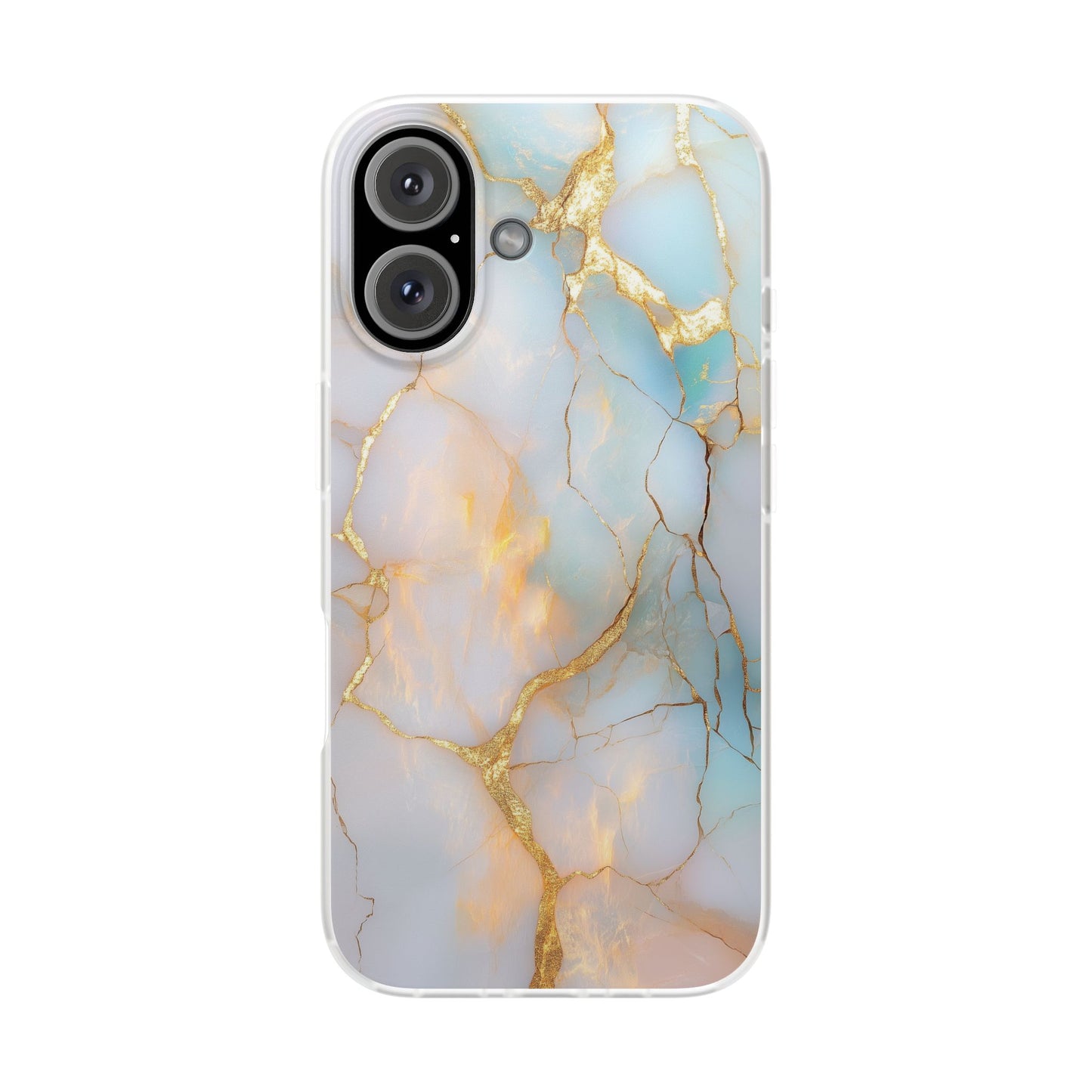 Iridescent Gold Fractured iPhone Flexi Case