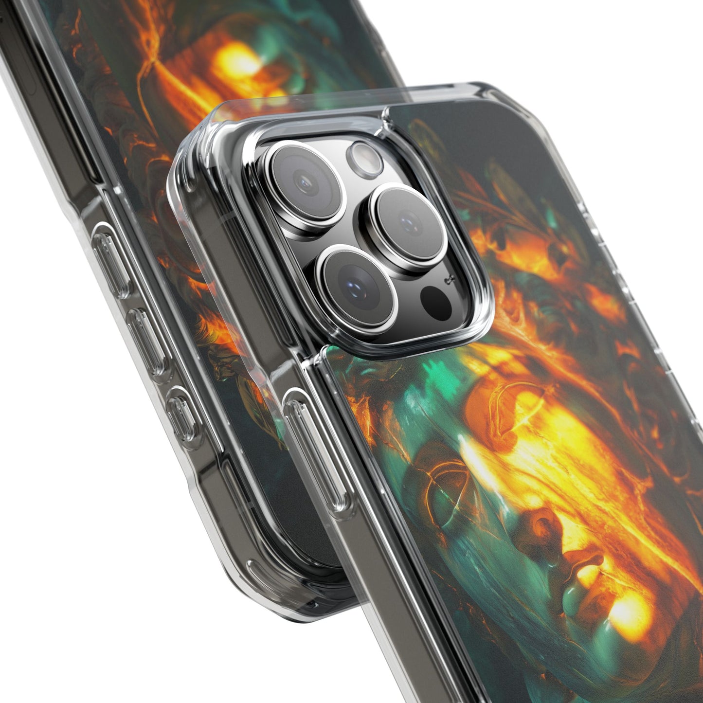 Davids Reflection Magnetic Clear Impact iPhone Case