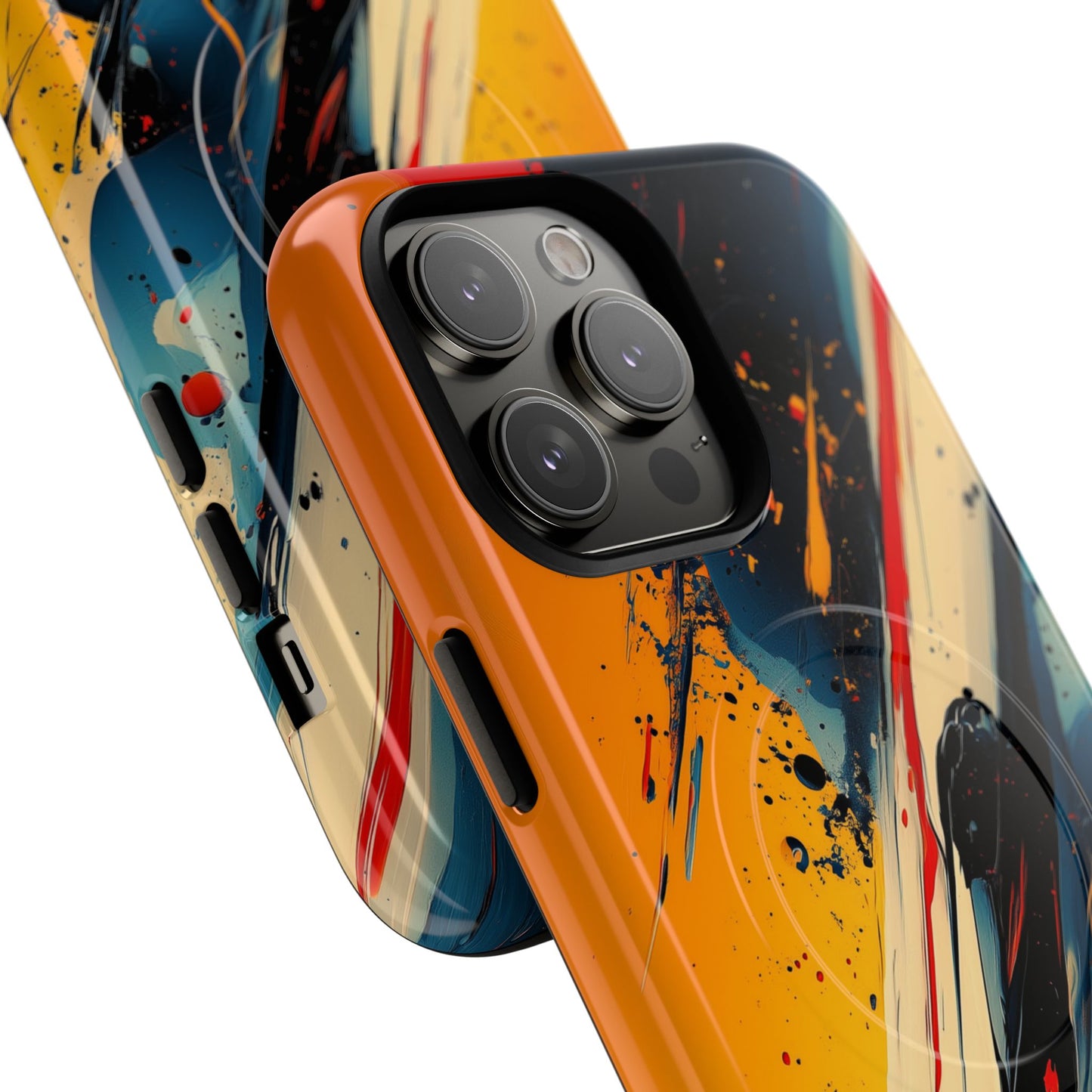 Vibrant Tough Magnetic Case - Bold Abstract Art for iPhone